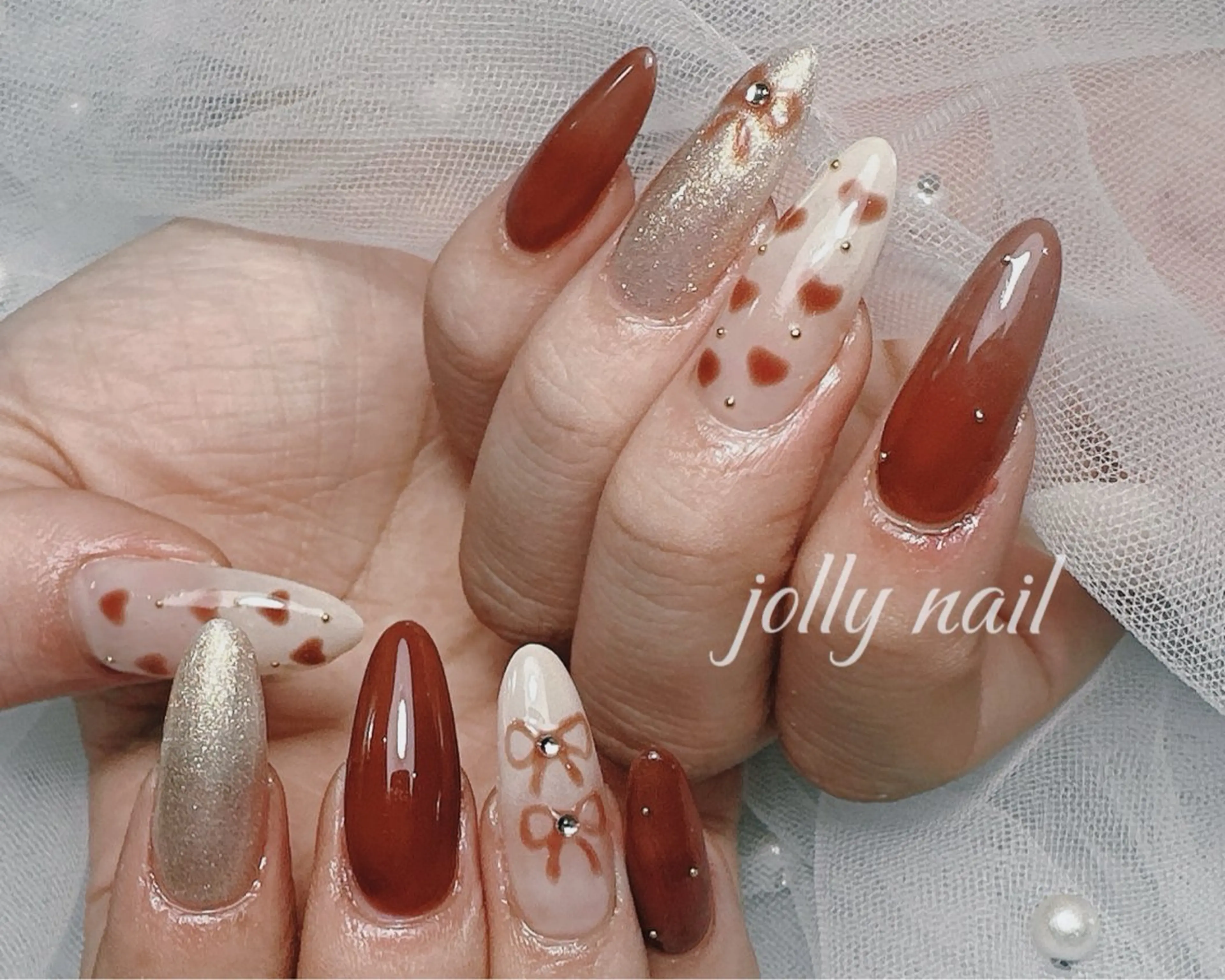 ネイル ハンドネイル Glam Nail Salon所属・Meri💅ジェル& チップ長さだし専門のネイルデザイン