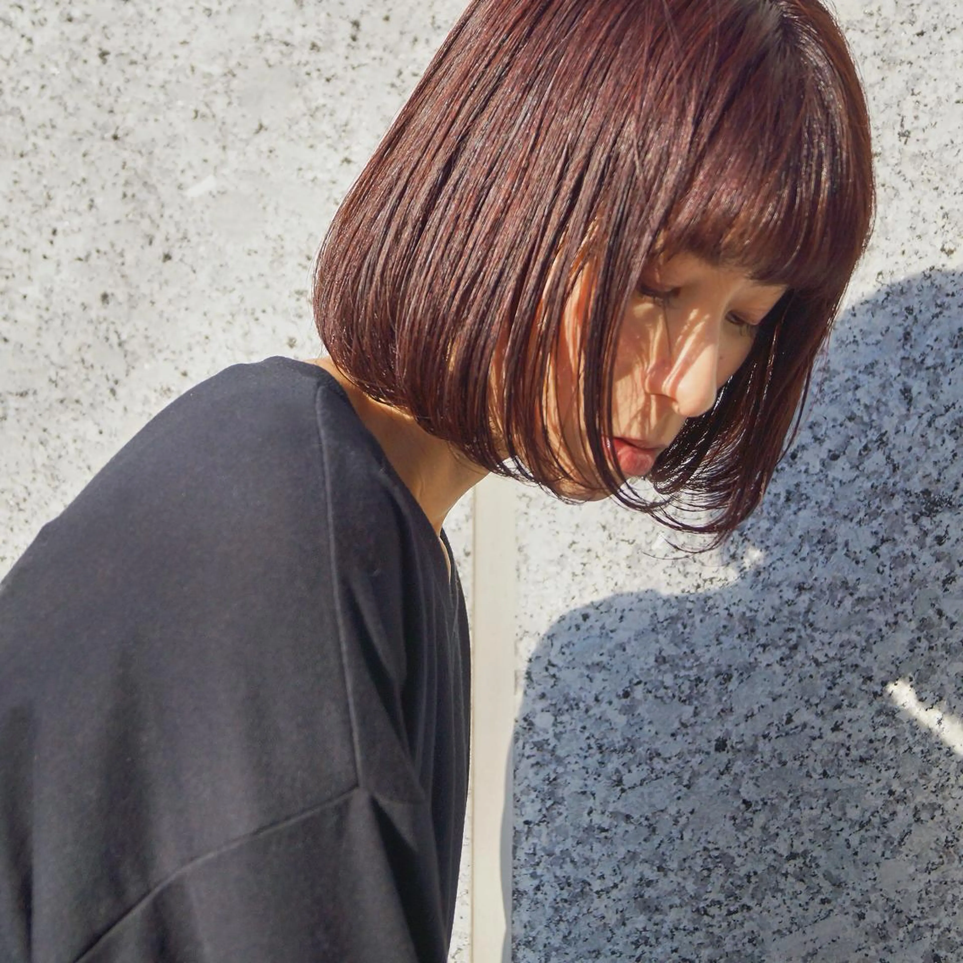 カラー ショート 丸みショート アッシュ アッシュブラウン ベージュカラー 黒髪 N° rico 名駅のヘアスタイル