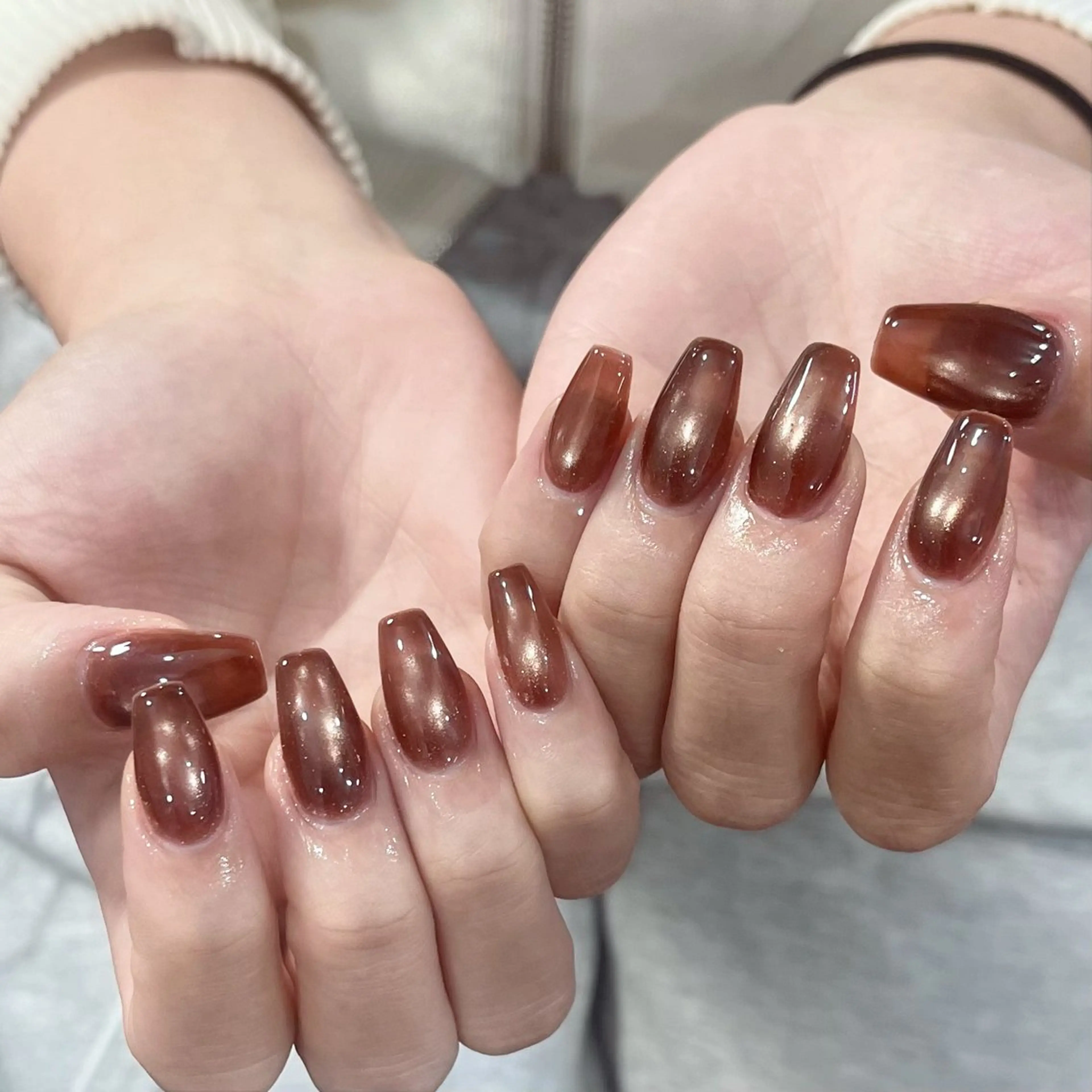 ネイル 韓国ネイル ワンホンネイル ハンドネイル ハンドケア Chang _Nailのネイルデザイン