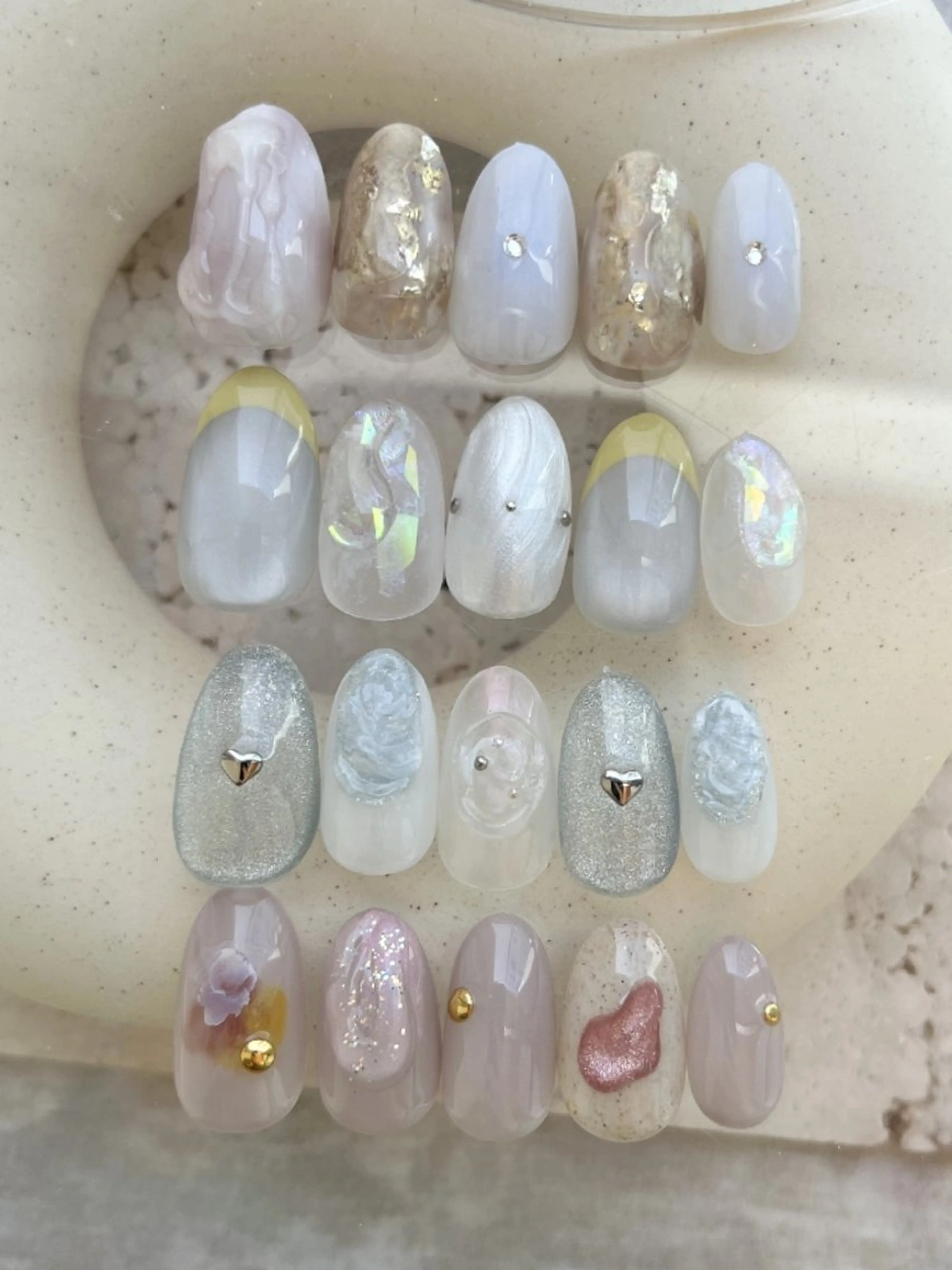ネイル ジェルネイル ニュアンスネイル パラジェル ブライダルネイル ハンドネイル eknail所属・ek nailのネイルデザイン