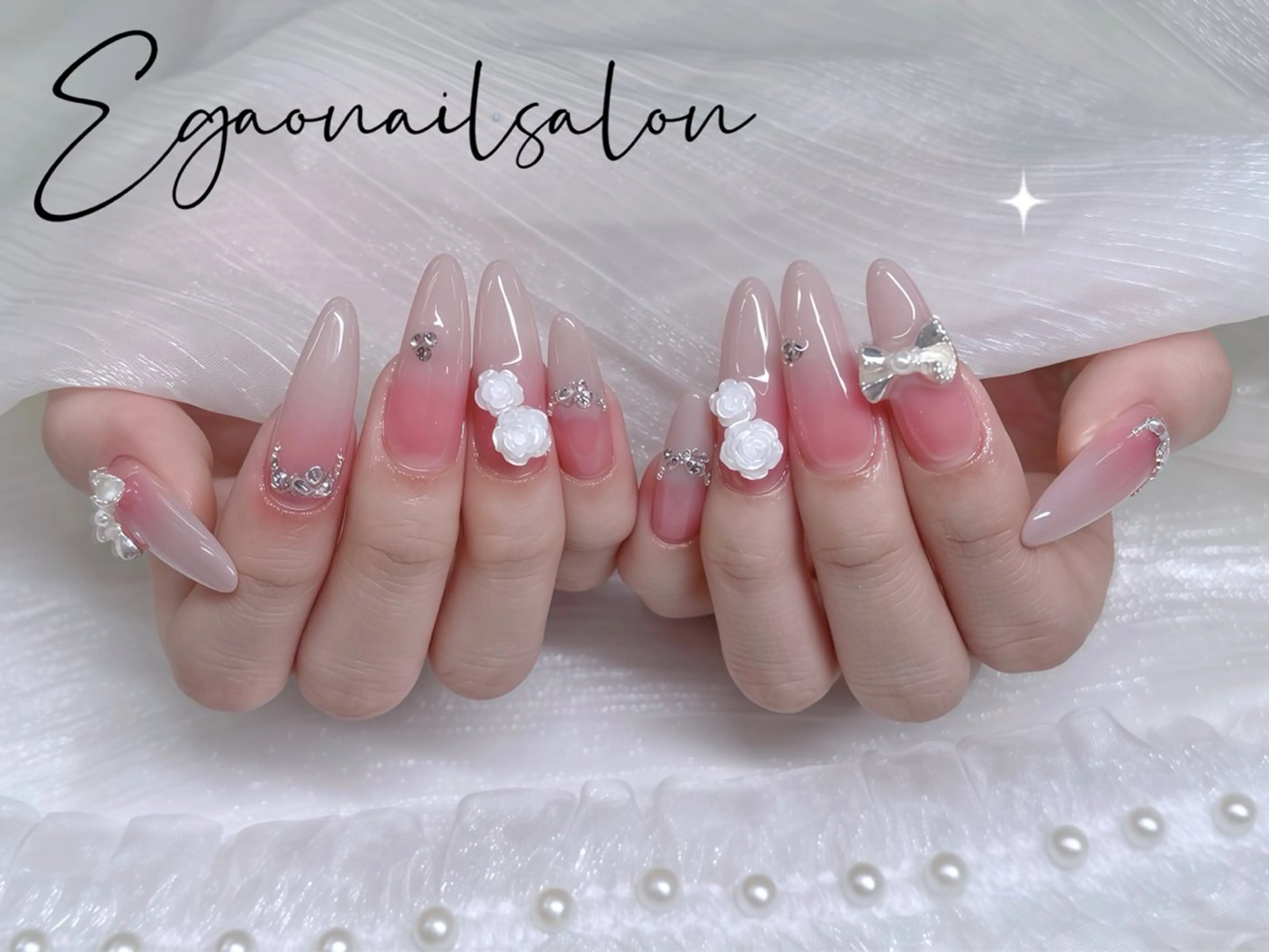 ネイル アートネイル フットネイル フレンチネイル ジェルネイル グラデーション ハンドネイル Egao Nail Salonのネイルデザイン