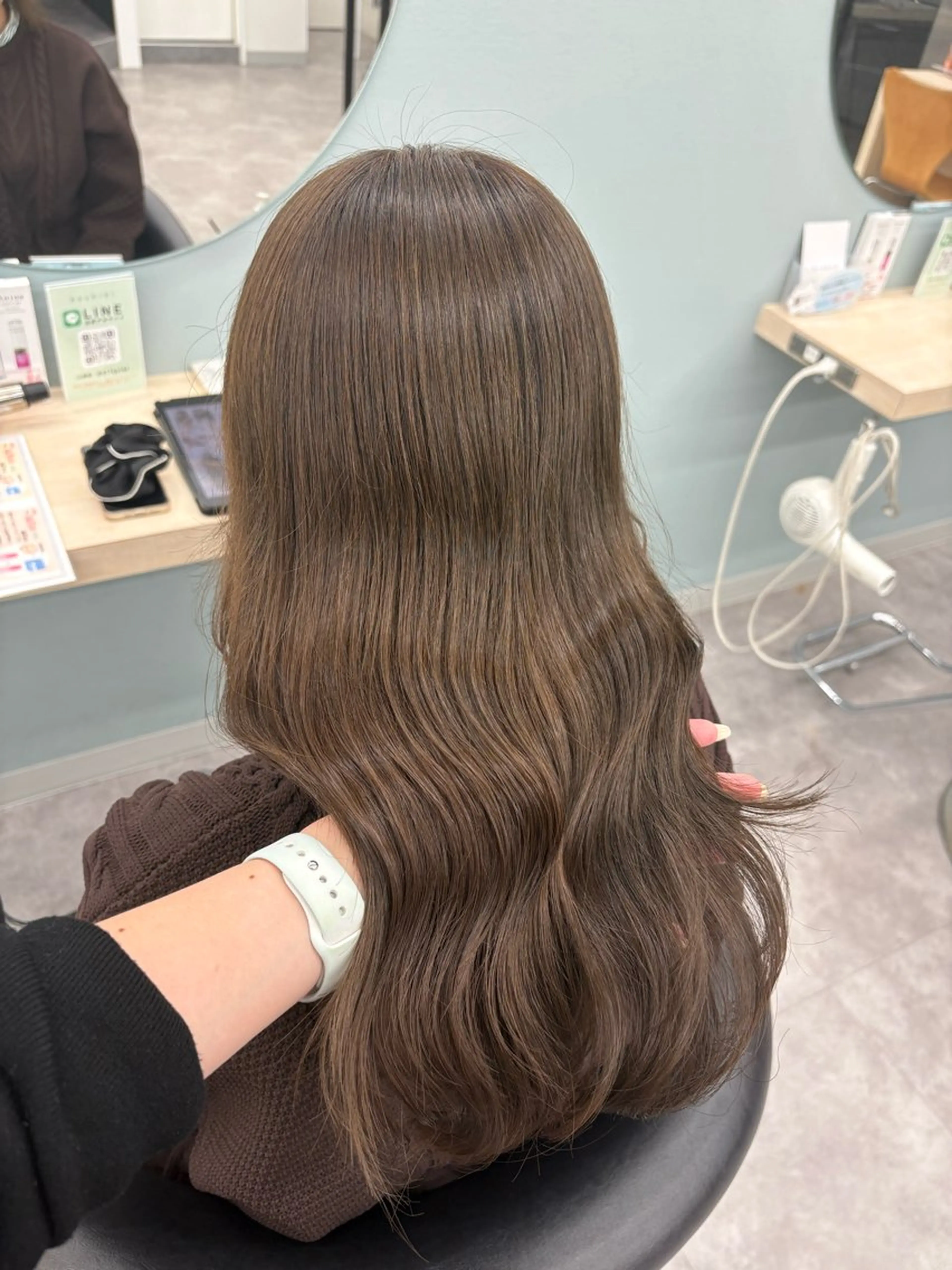 ロング カット ヘアカラー レイヤー/髪質改善 🫧小町 紗耶華のヘアスタイル