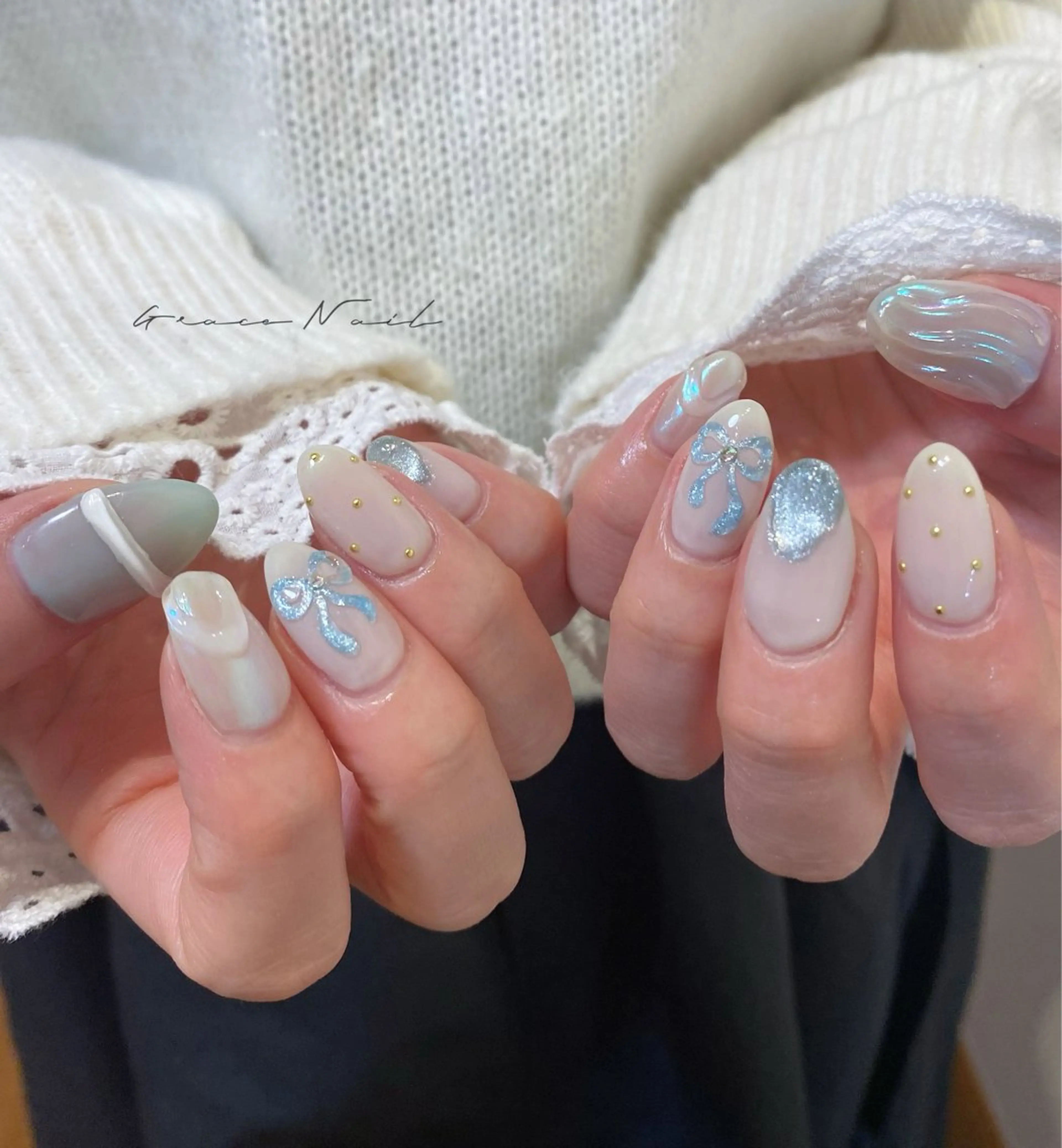 ネイル ハンドネイル ☆*｡Grace Nail｡*☆のネイルデザイン