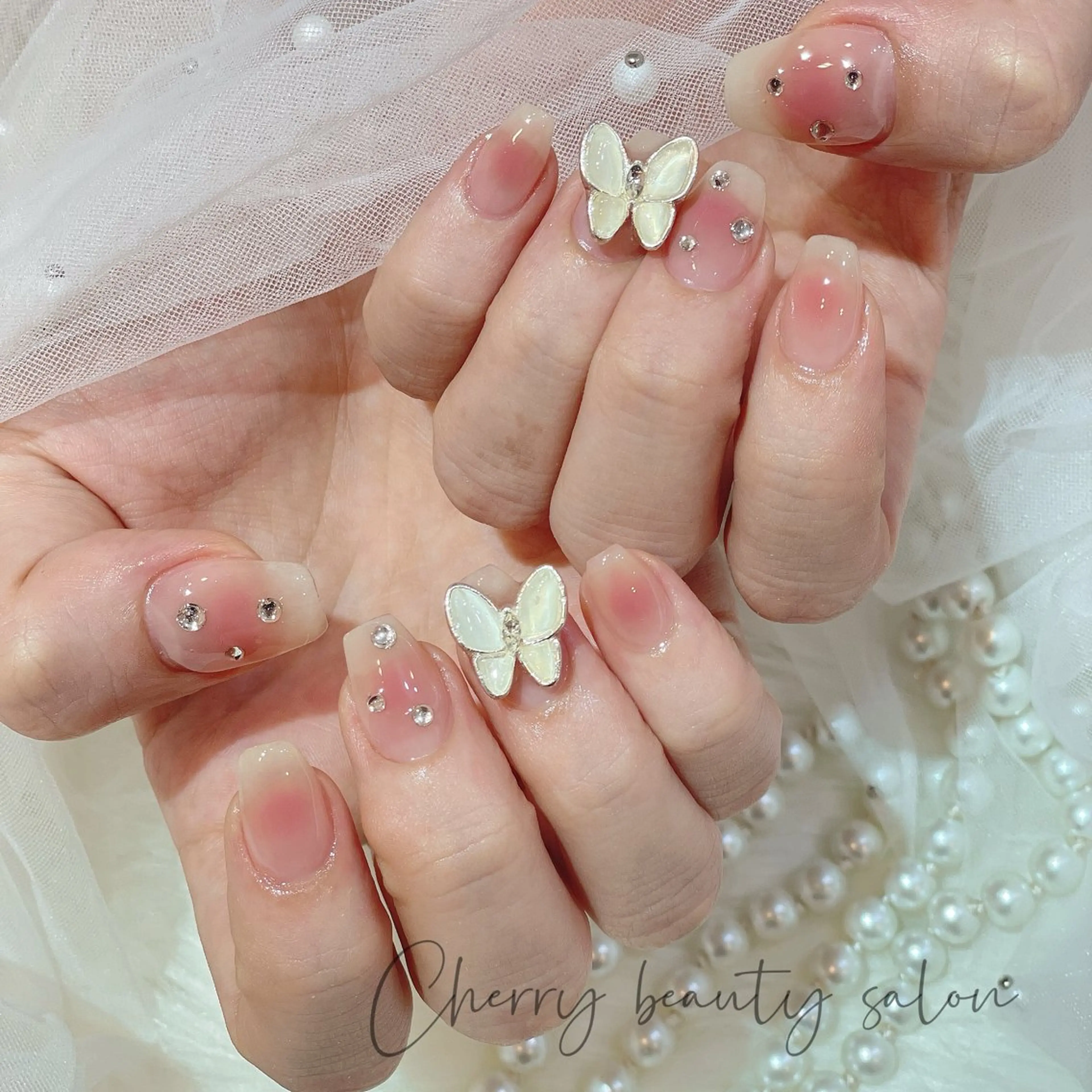 ネイル ハンドネイル ハンドケア SAKURA 🍒のネイルデザイン