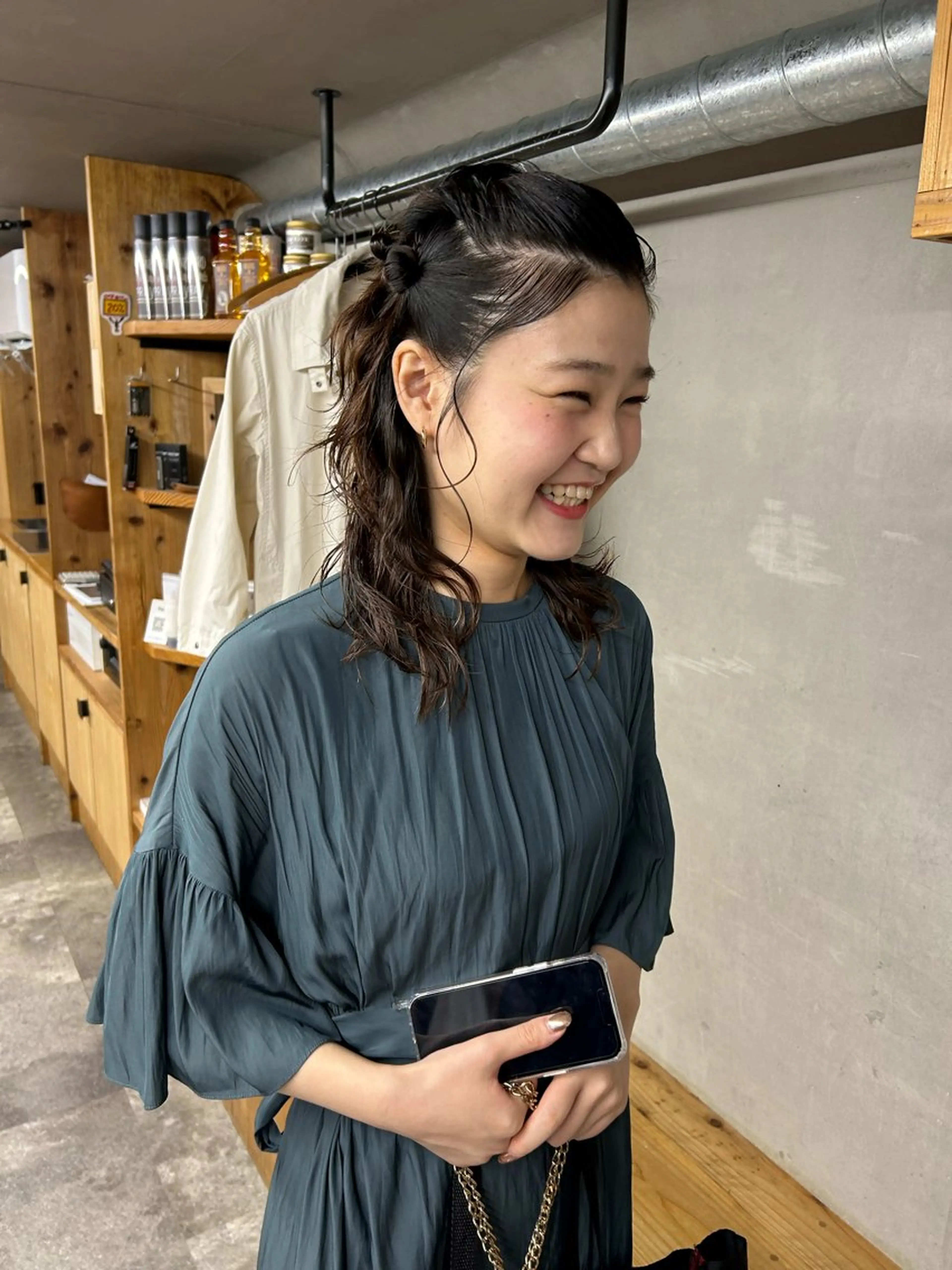 ミディアム カラー パーマ ヘアアレンジ BRUNTJET所属・MAEDA MADOKAのヘアスタイル