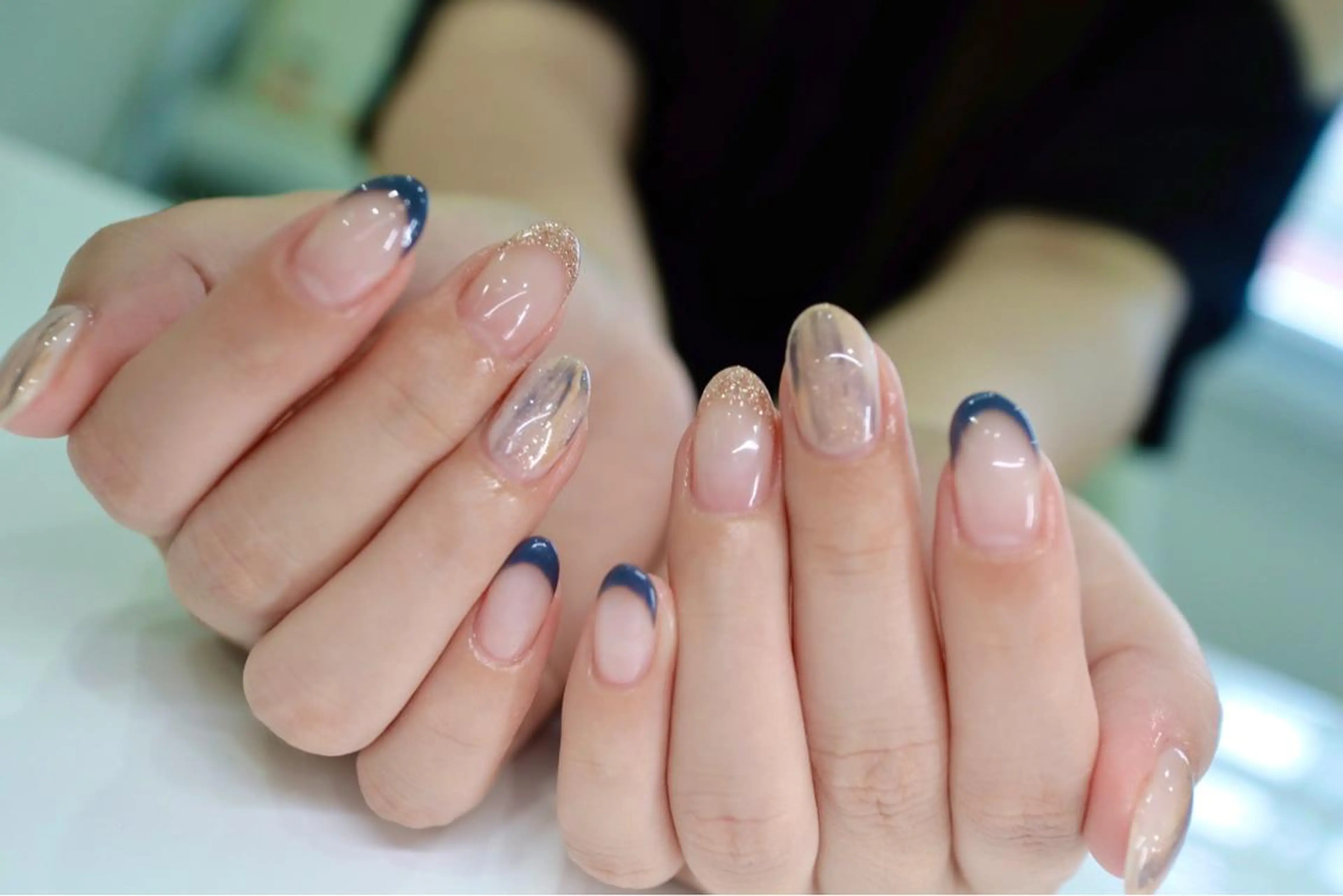 ネイル アートネイル ニュアンスネイル Kaka Nailsのネイルデザイン