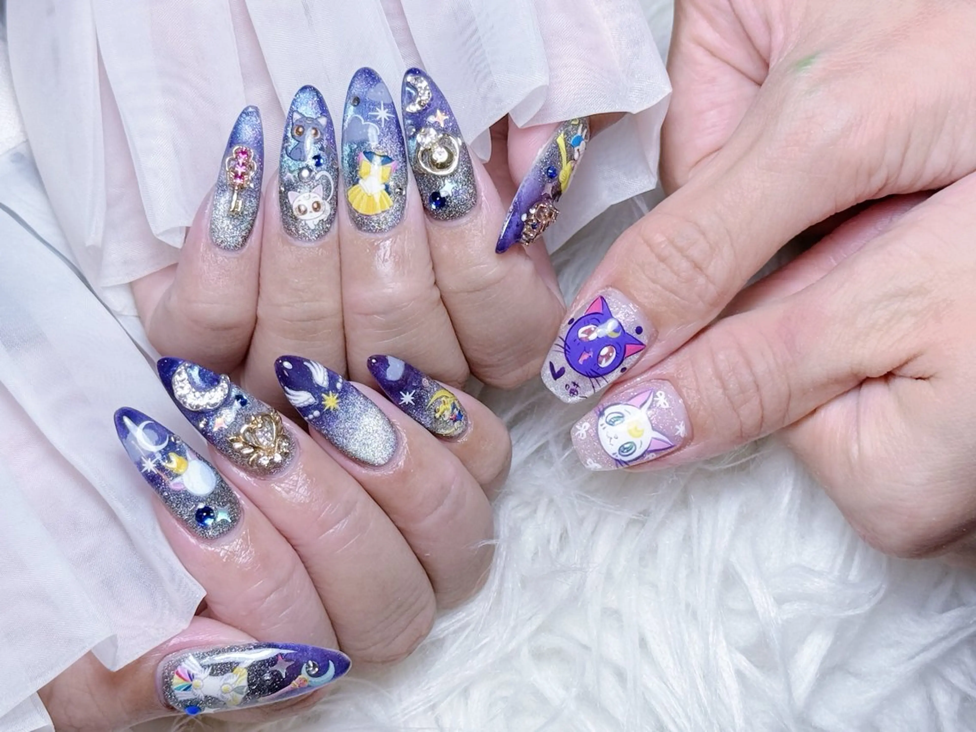 ネイル 持ち込み ハンドネイル 🍑Yun nail 店長🍑のネイルデザイン