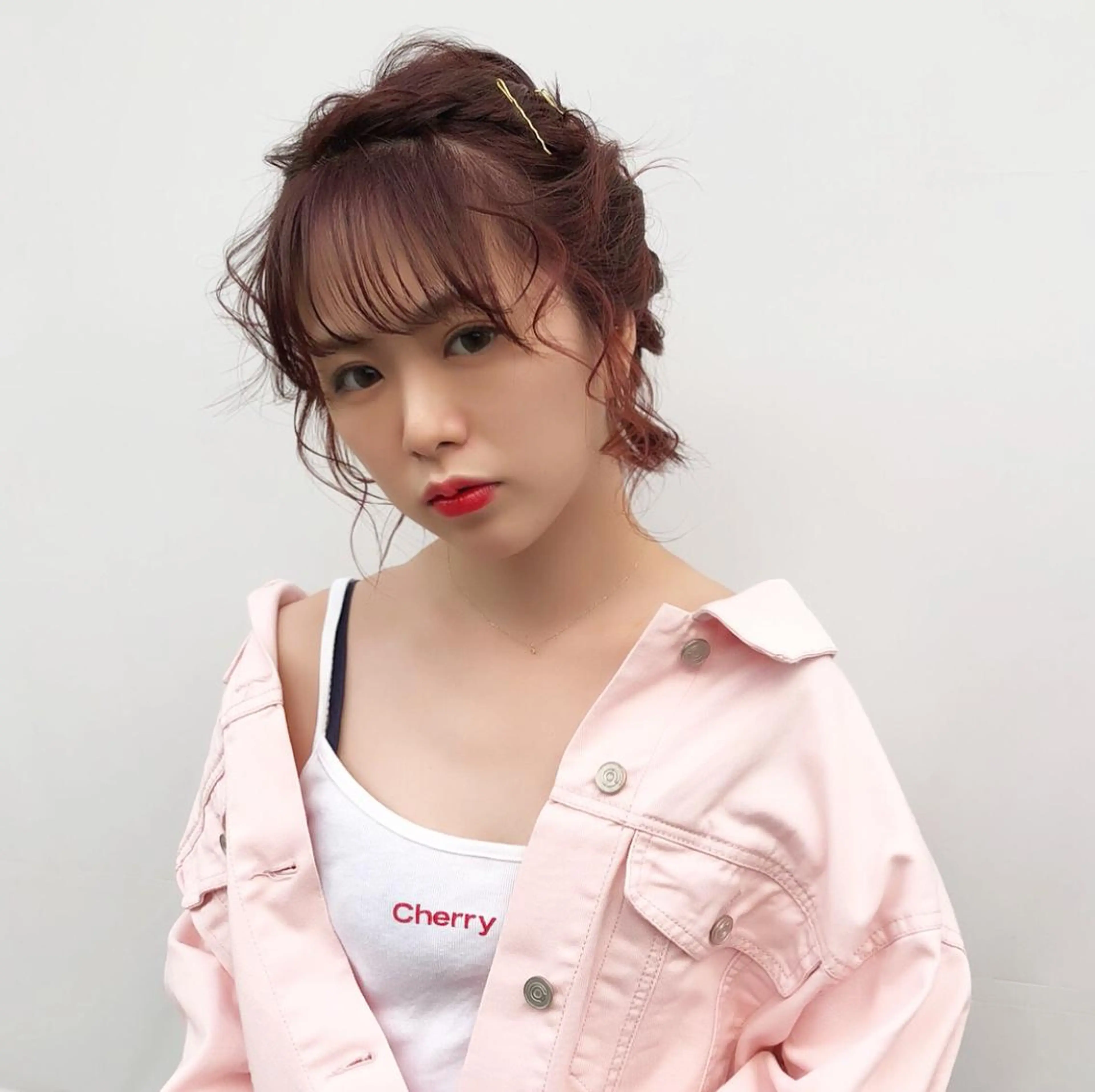 ショート カラー ヘアアレンジ ピンクカラー ショートヘア autre所属・大久保 ひでなりのヘアスタイル