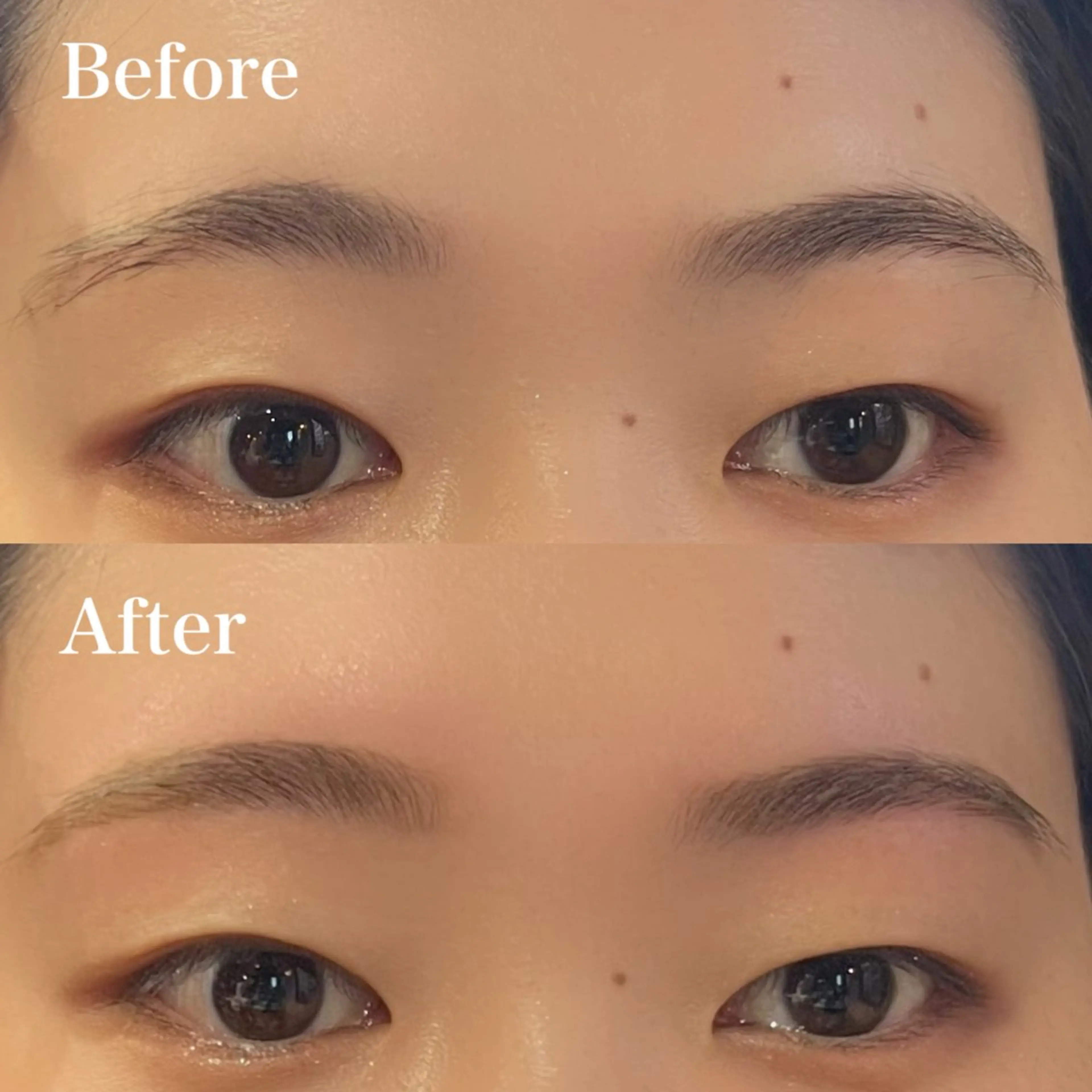 アイブロウ 韓国風アイブロウ Waxまなみのヘアスタイル