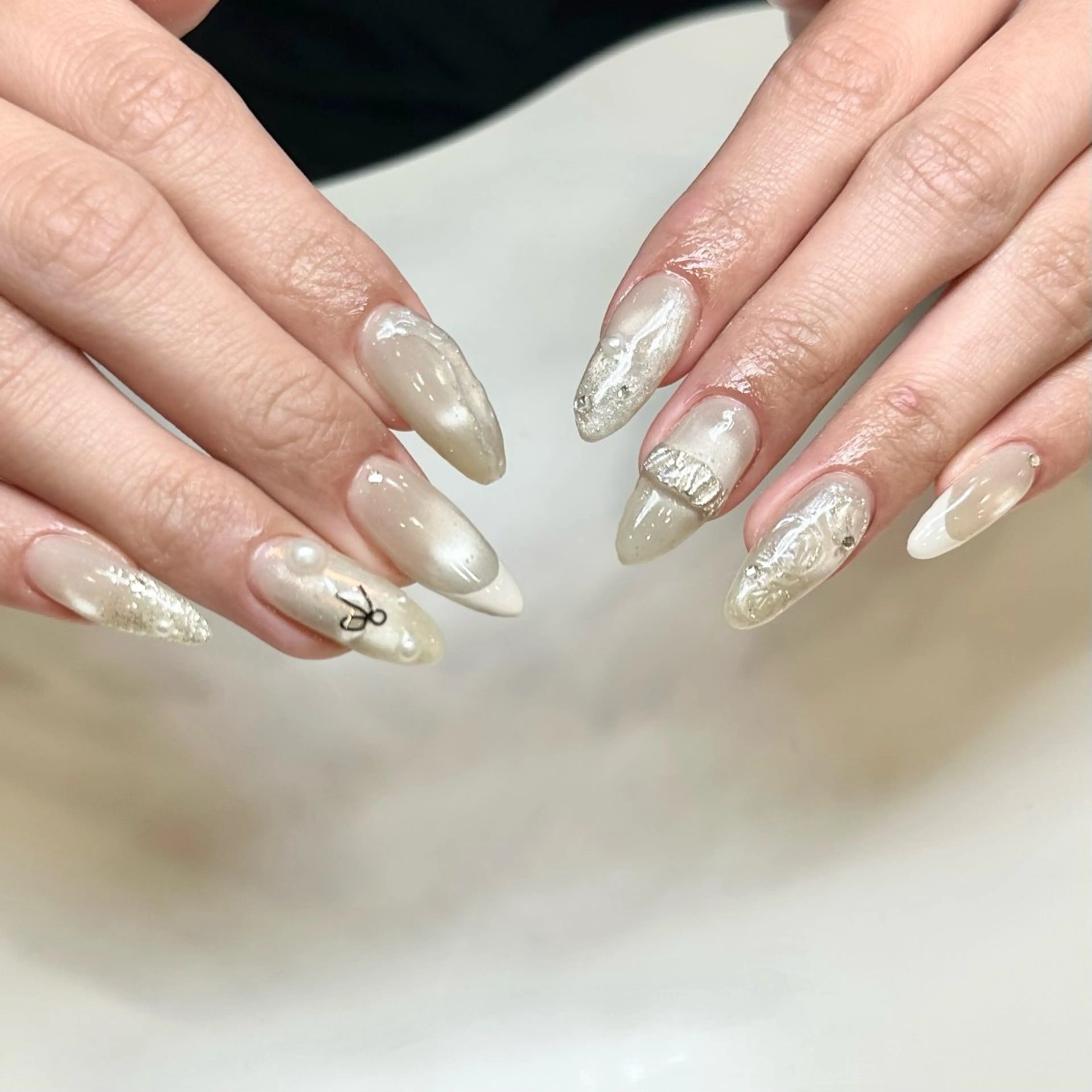 ネイル 冬ネイル ハンドネイル Saki _Grancieuxのネイルデザイン