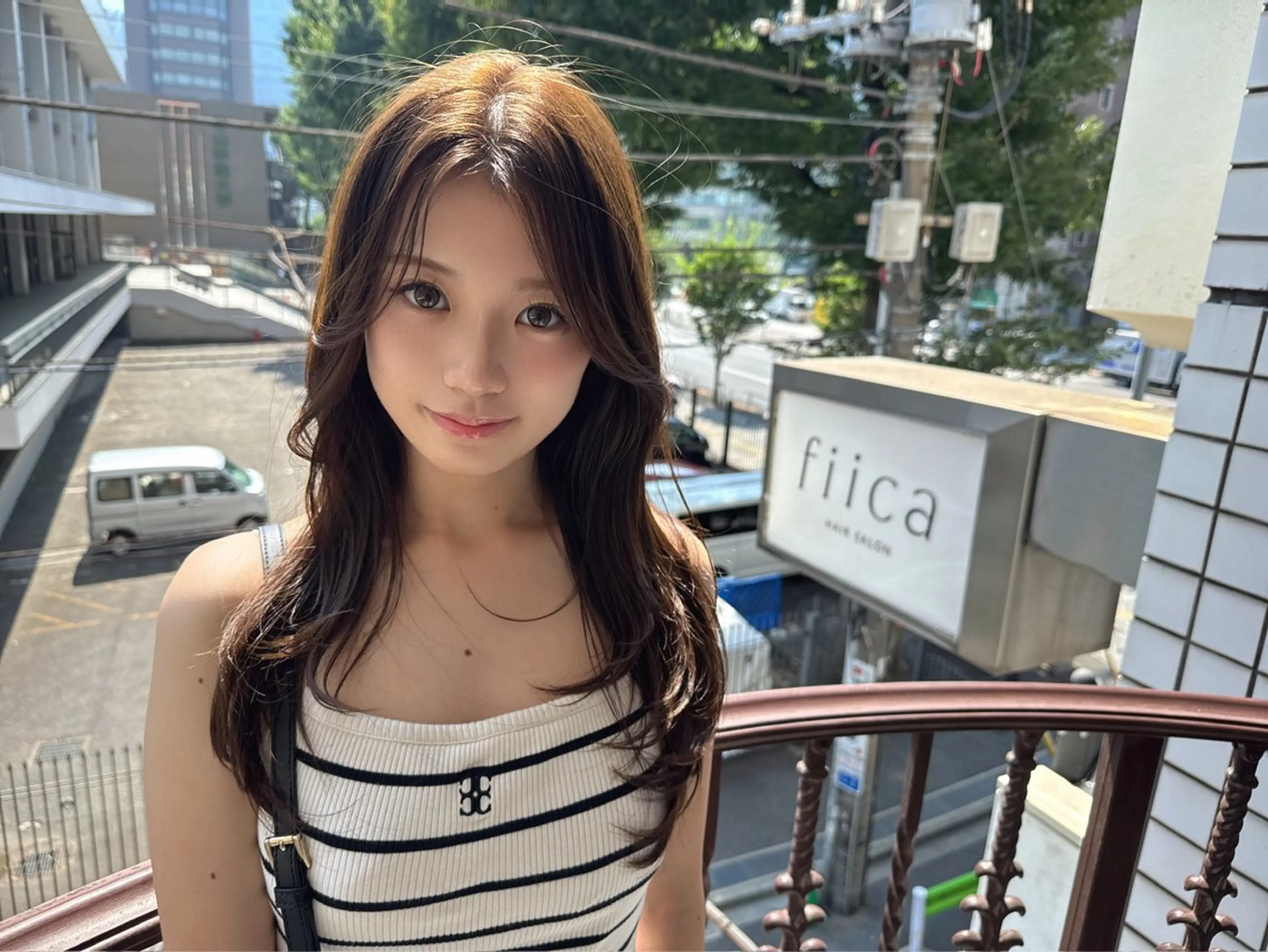 ロング カラー カット ヘアカラー トリートメント fiica/髪質改善 田畑/縮毛矯正のヘアスタイル