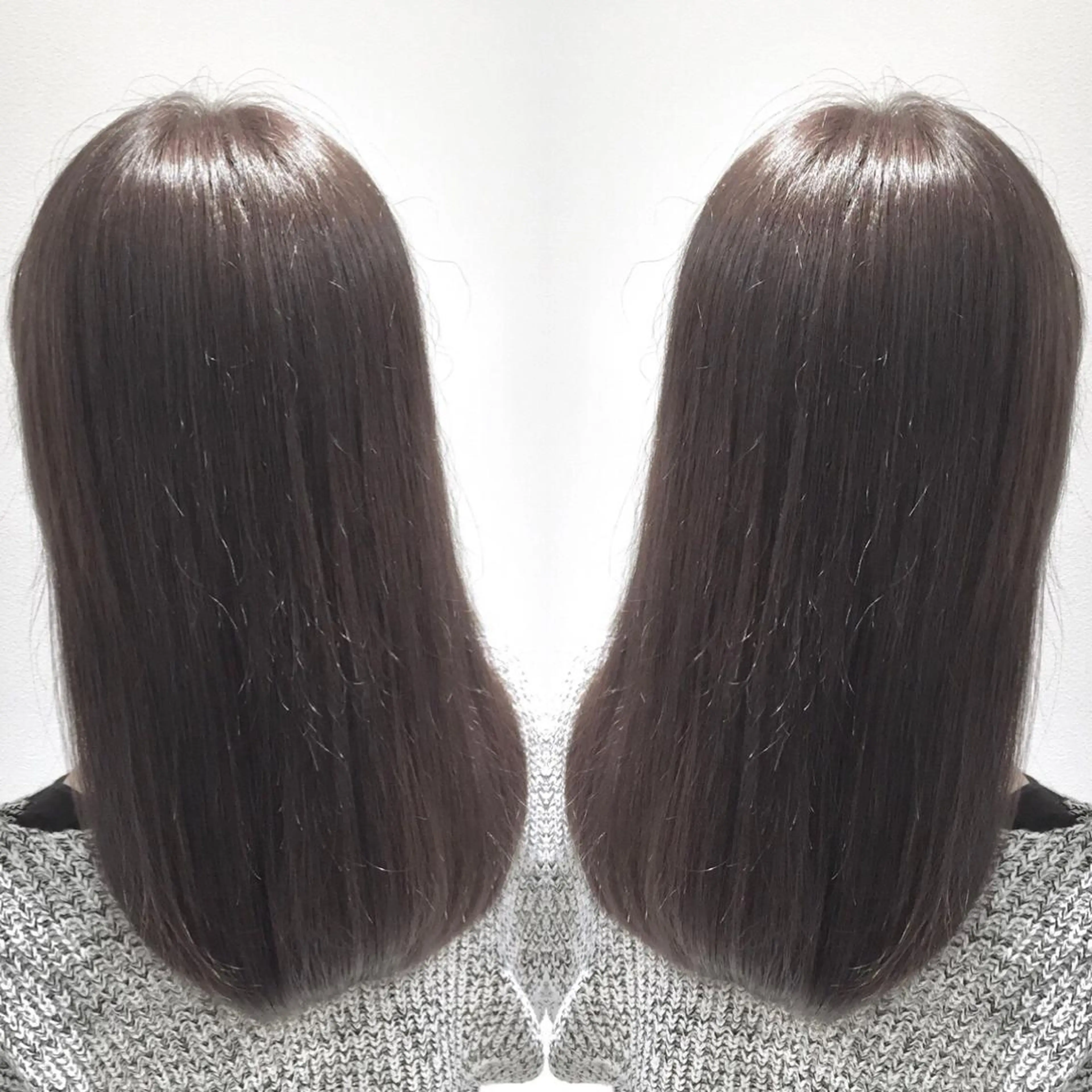 セミロング カラー パーマ ヘアアレンジ tocca所属・毎月通える価格♪ 杉本真基のヘアスタイル