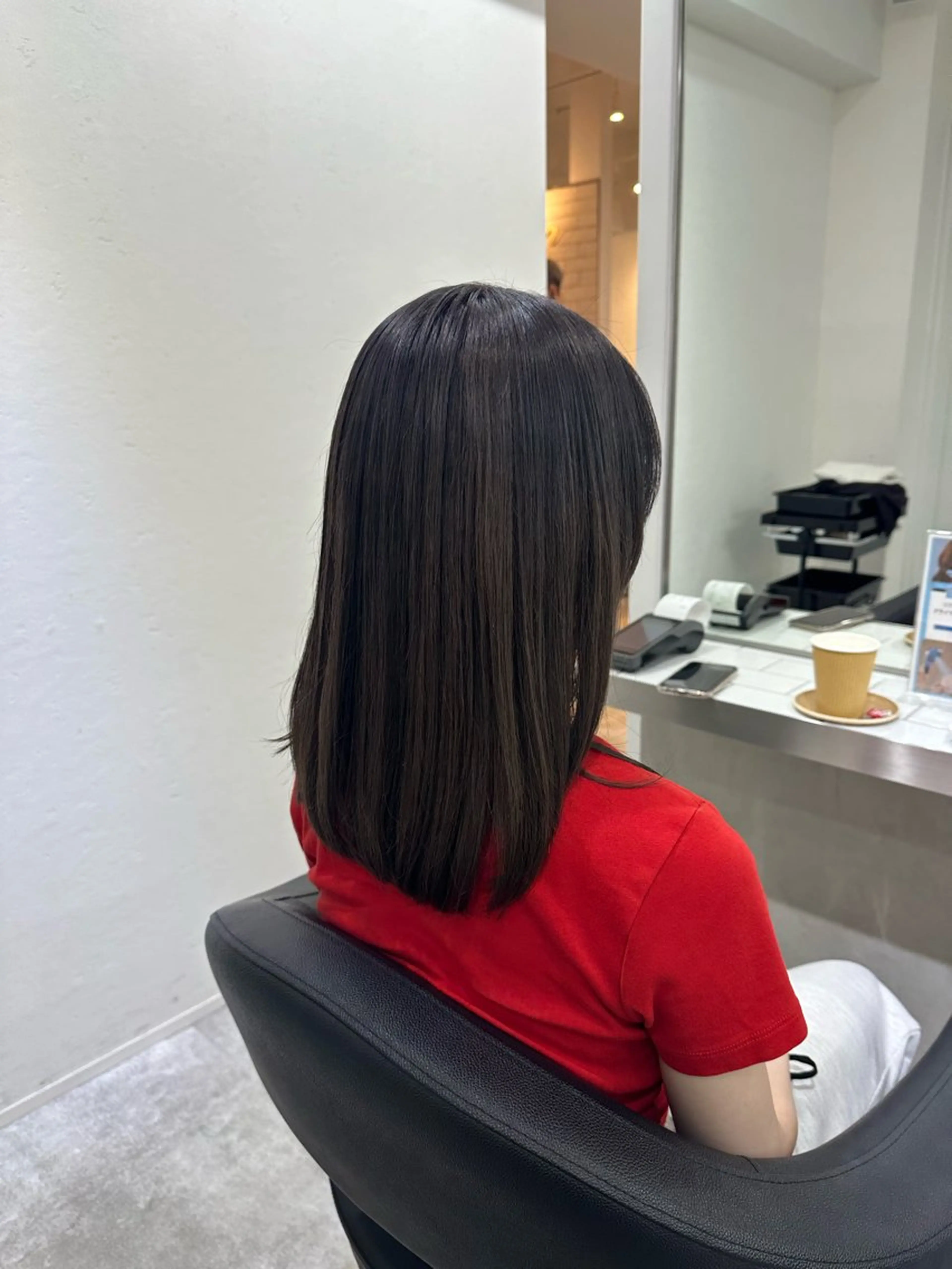 セミロング 銀座 / シマムラミホのヘアスタイル