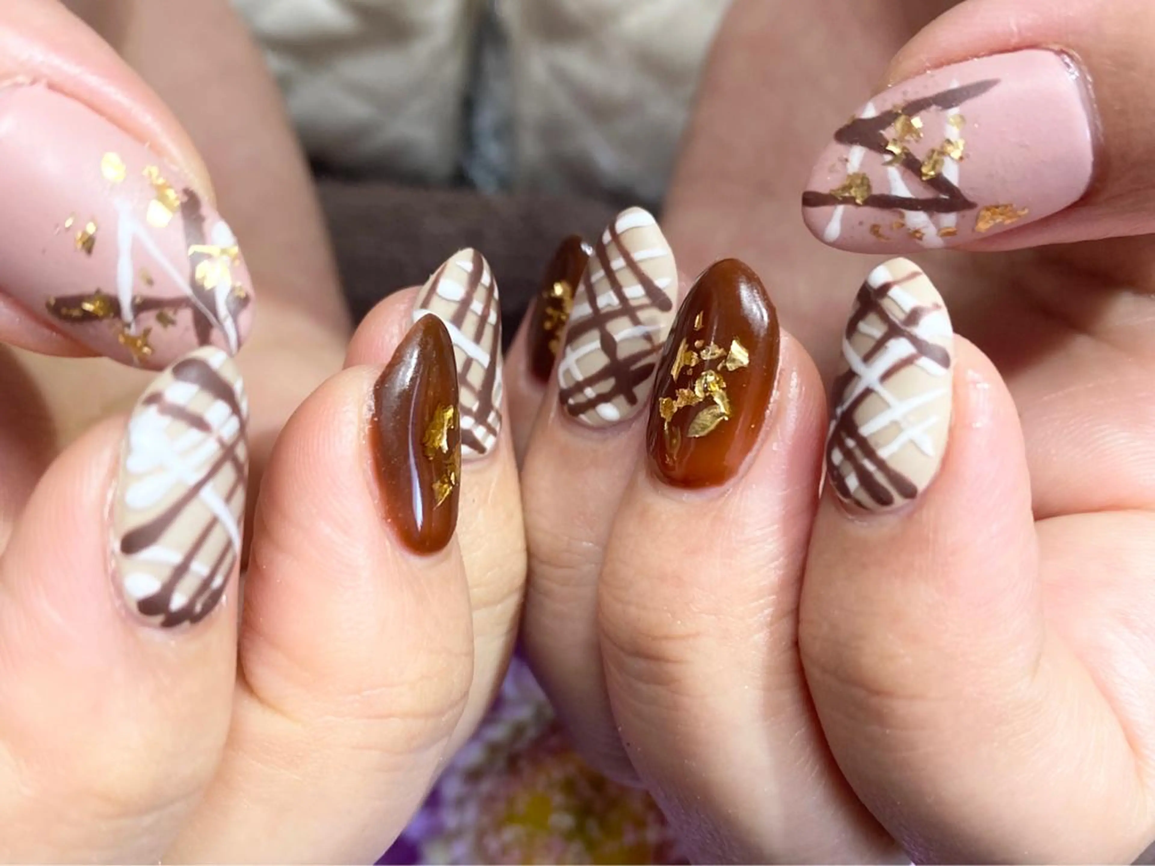 ネイル アニマル柄 成人式 長さ出し フットネイル ジェルネイル ハンドネイル リラネイル所属・福田 美代子のネイルデザイン