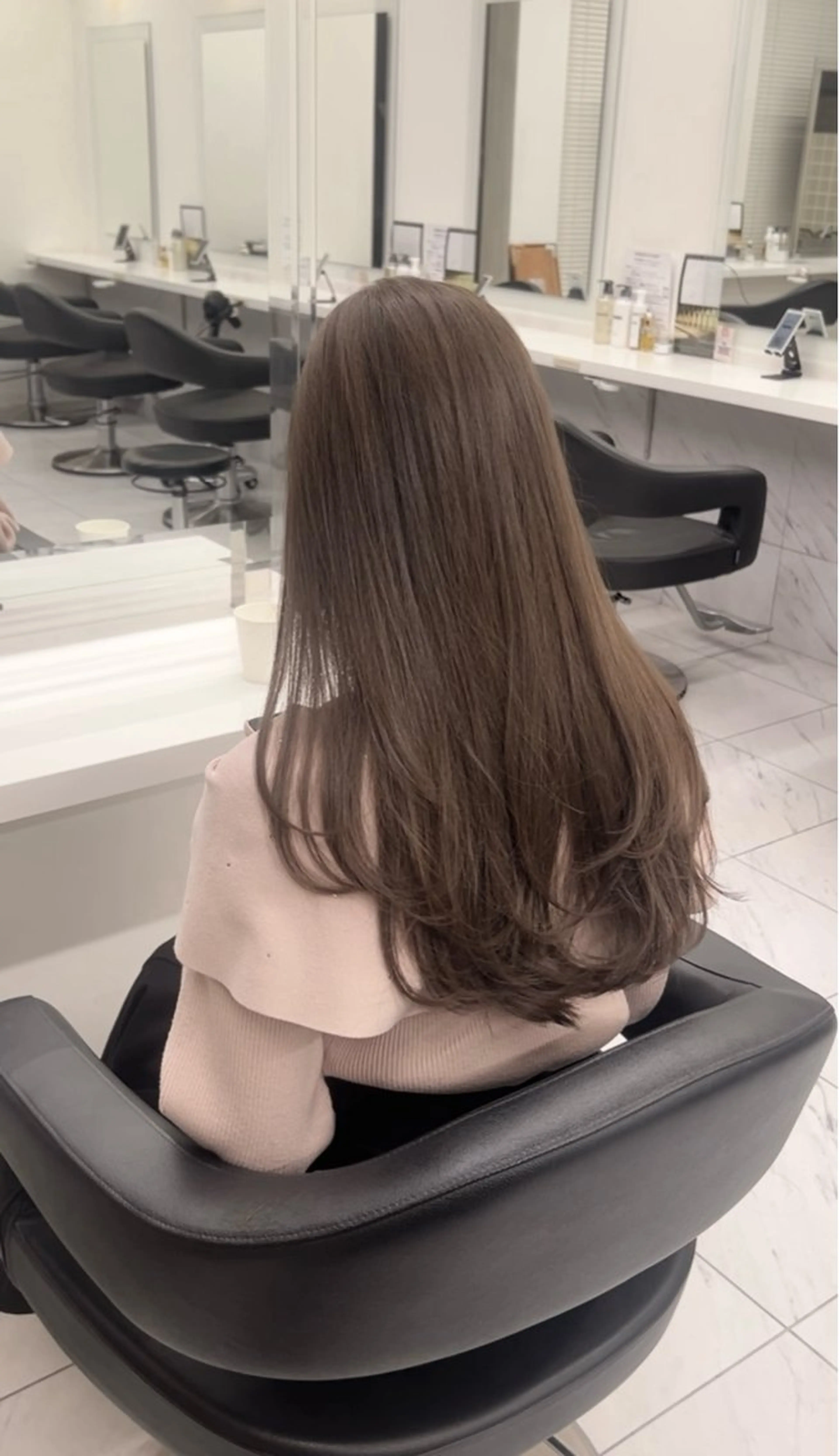 ロング ヘアカラー トリートメント 透明感カラー/ レイヤーカット/優大のヘアスタイル