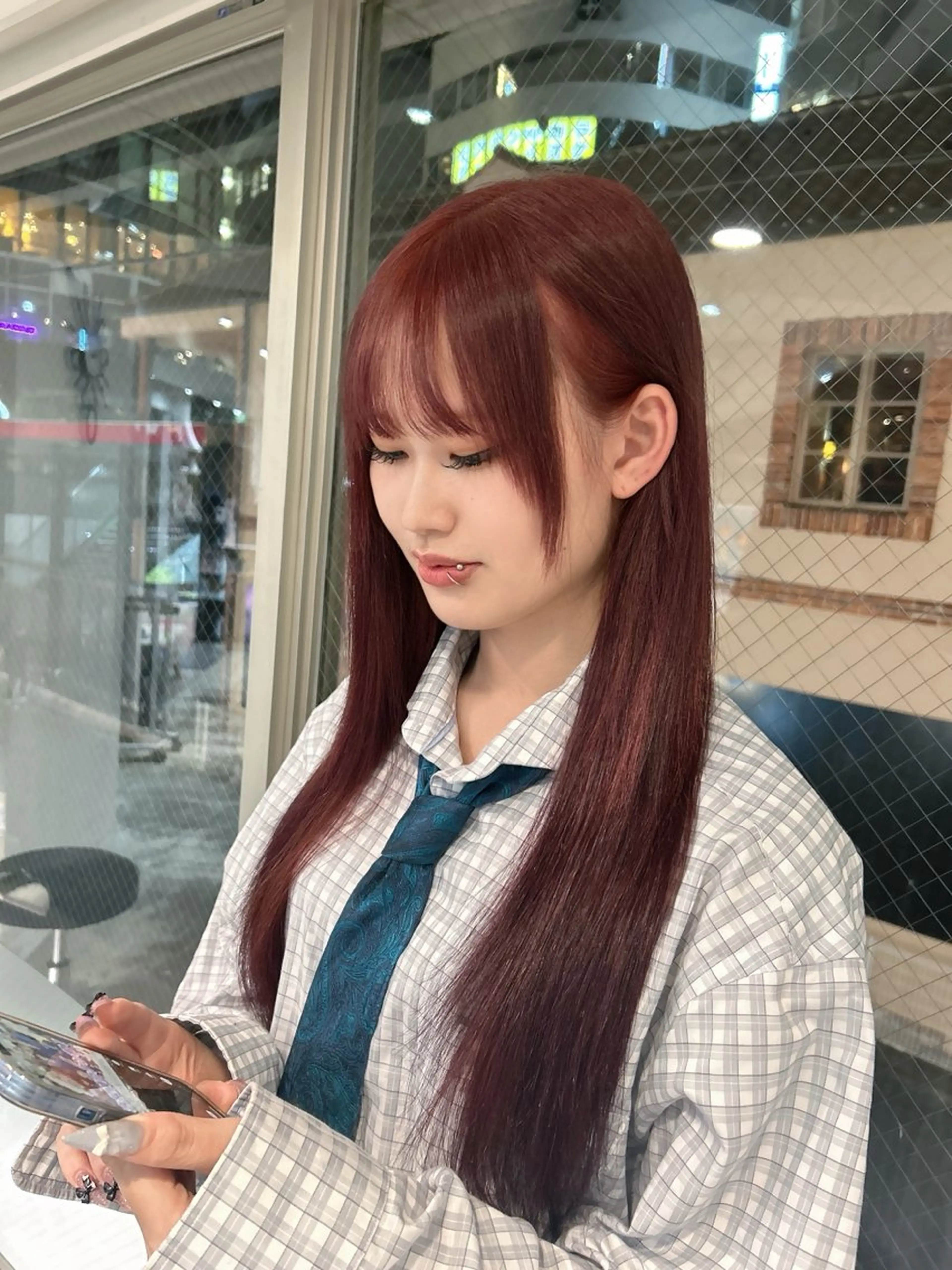 カラー エクステ 二宮 陽太のヘアスタイル
