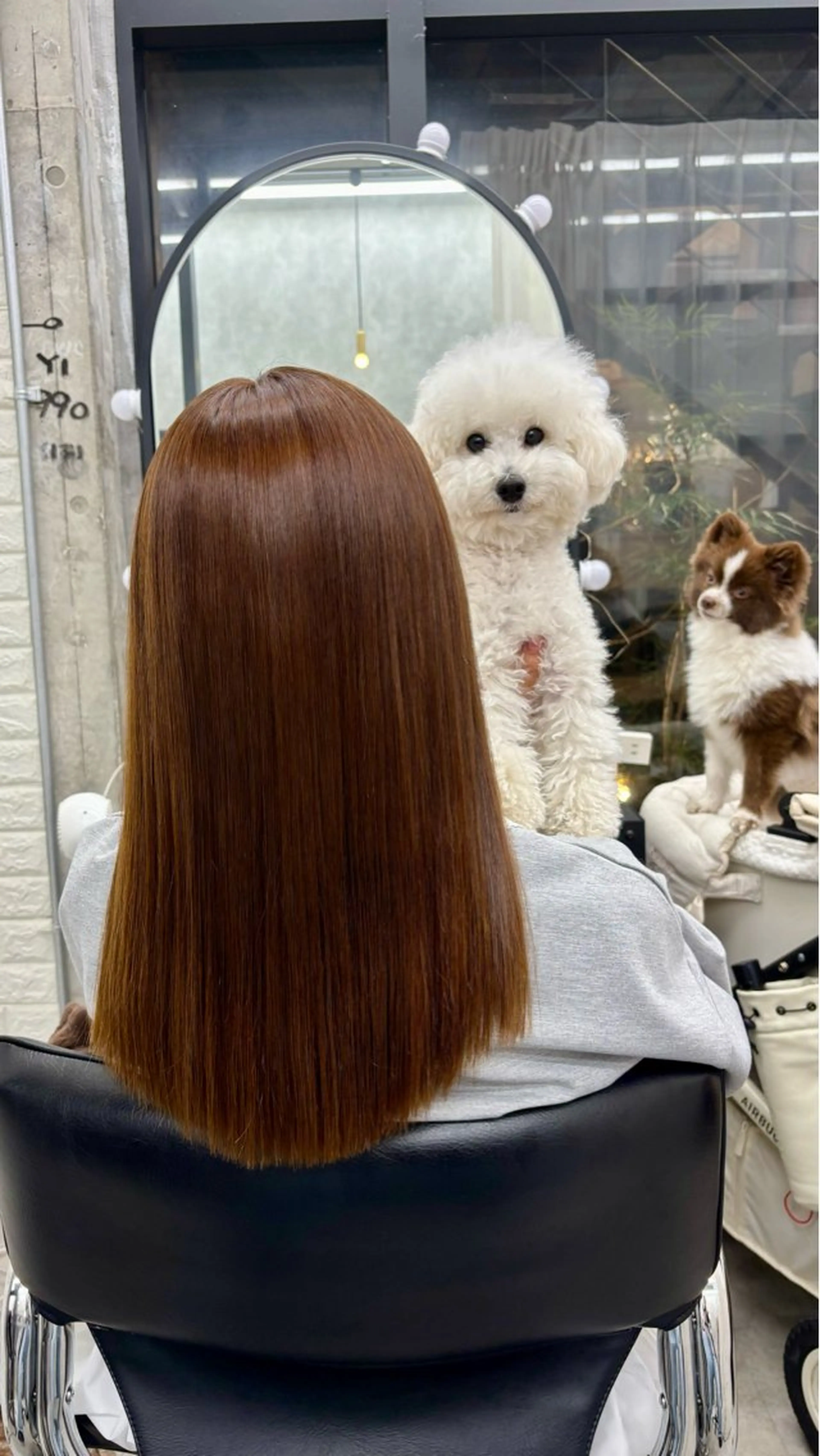 ロング 髪質改善 縮毛矯正 カット ヘアカラー 縮毛矯正 トリートメント 巻ける縮毛矯正🌸 勝倉　麗のヘアスタイル