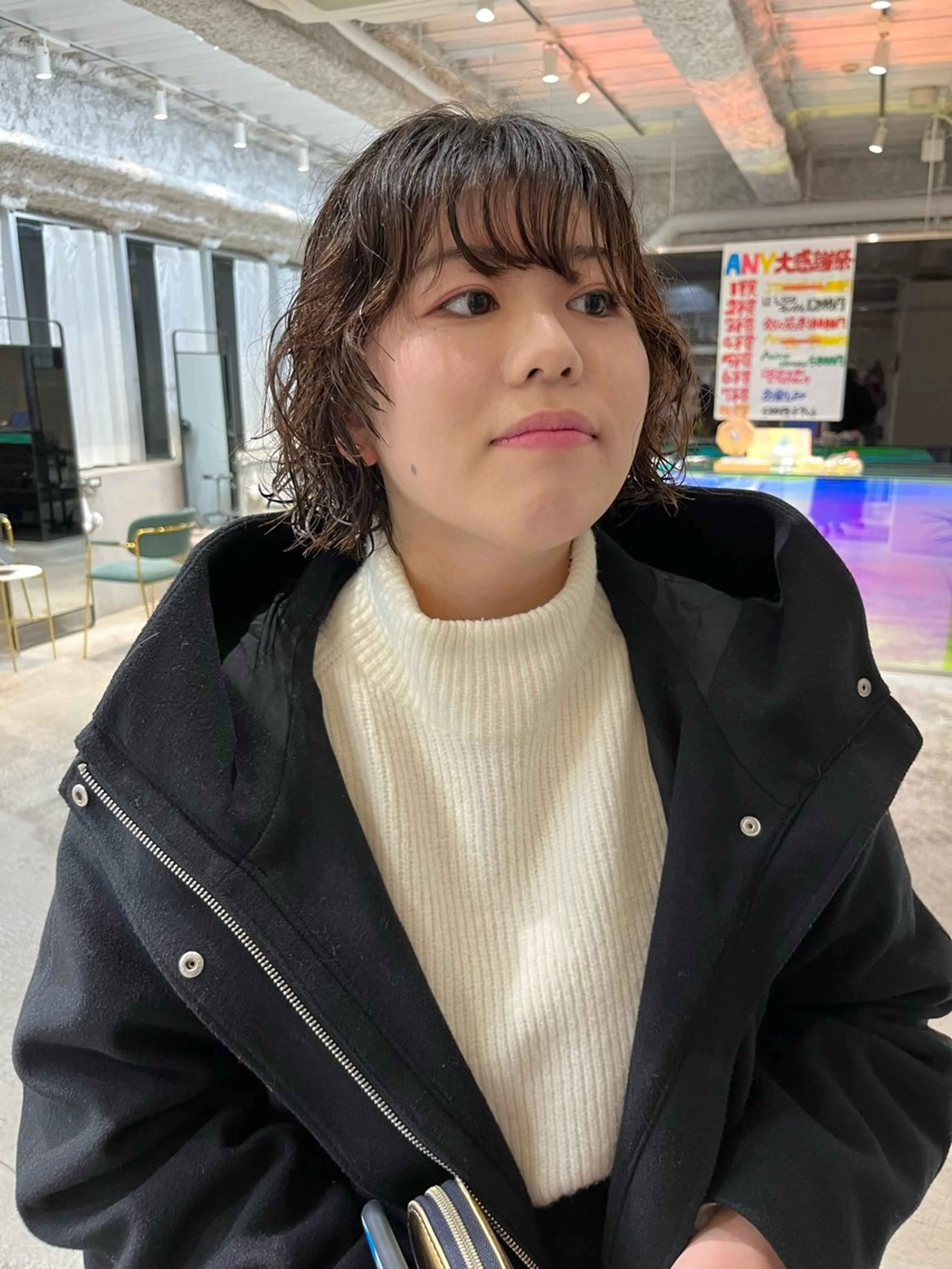 ミディアム パーマ ANY／ Nanaのヘアスタイル