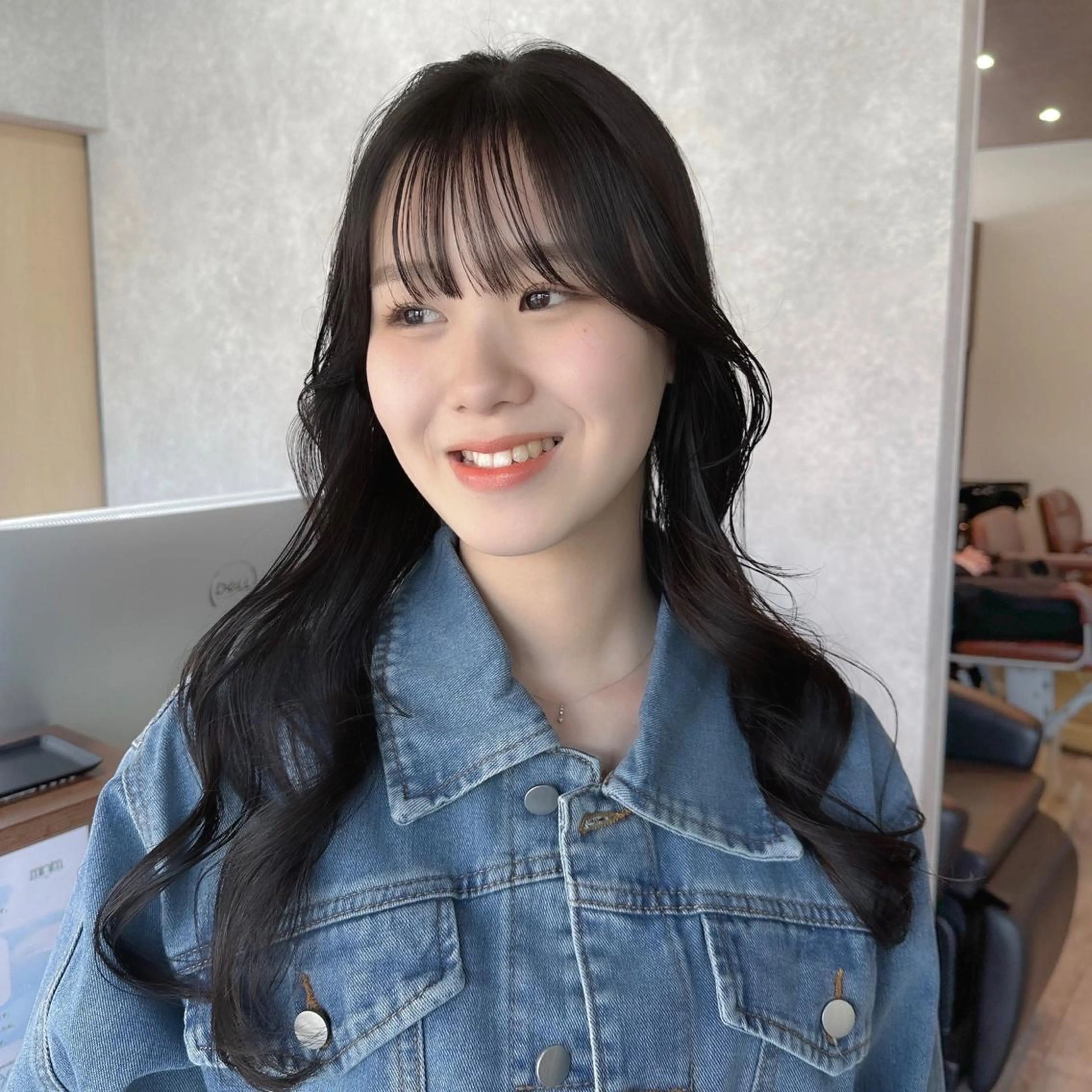 ロング カラー グレージュ 韓国風ヘア ヘアカラー トリートメント 高橋 みく/ minim 暖色のヘアスタイル