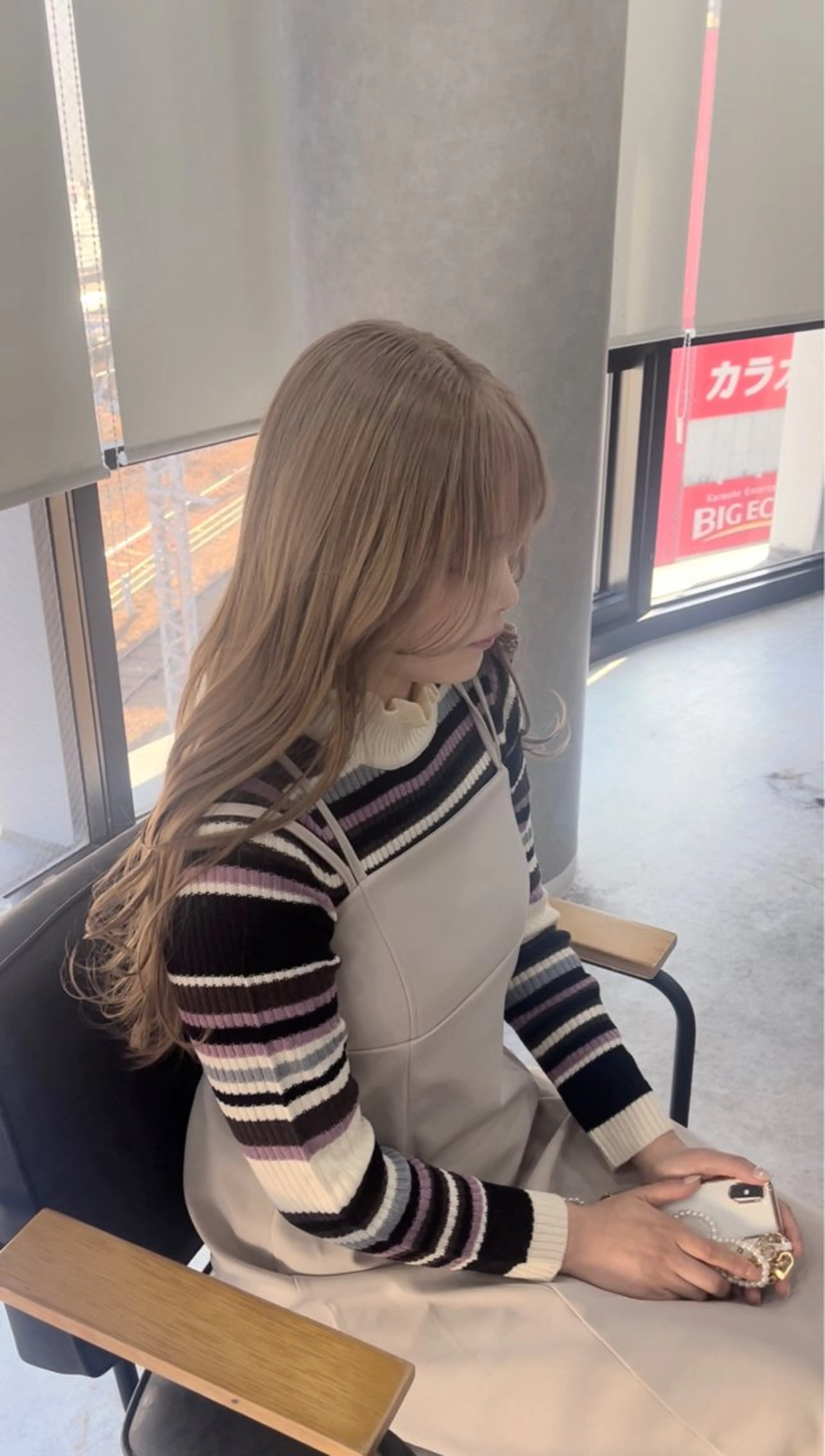 カラー UNBALANCE OSAKA所属・縮毛矯正モデル 募集中Yuuriのヘアスタイル