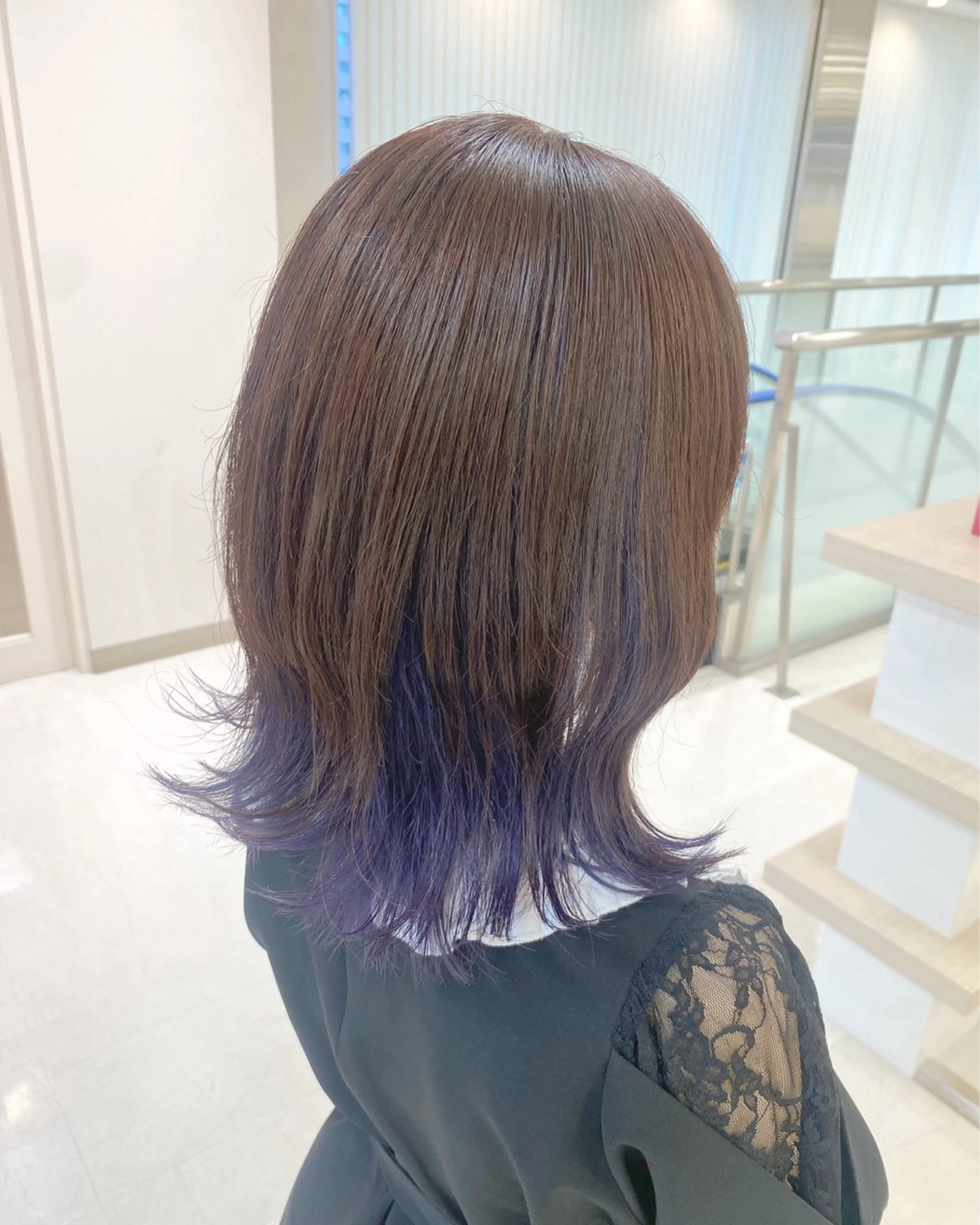 ミディアム カラー ヘアカラー 推し活/韓国/ブリー チカラーminamiのヘアスタイル