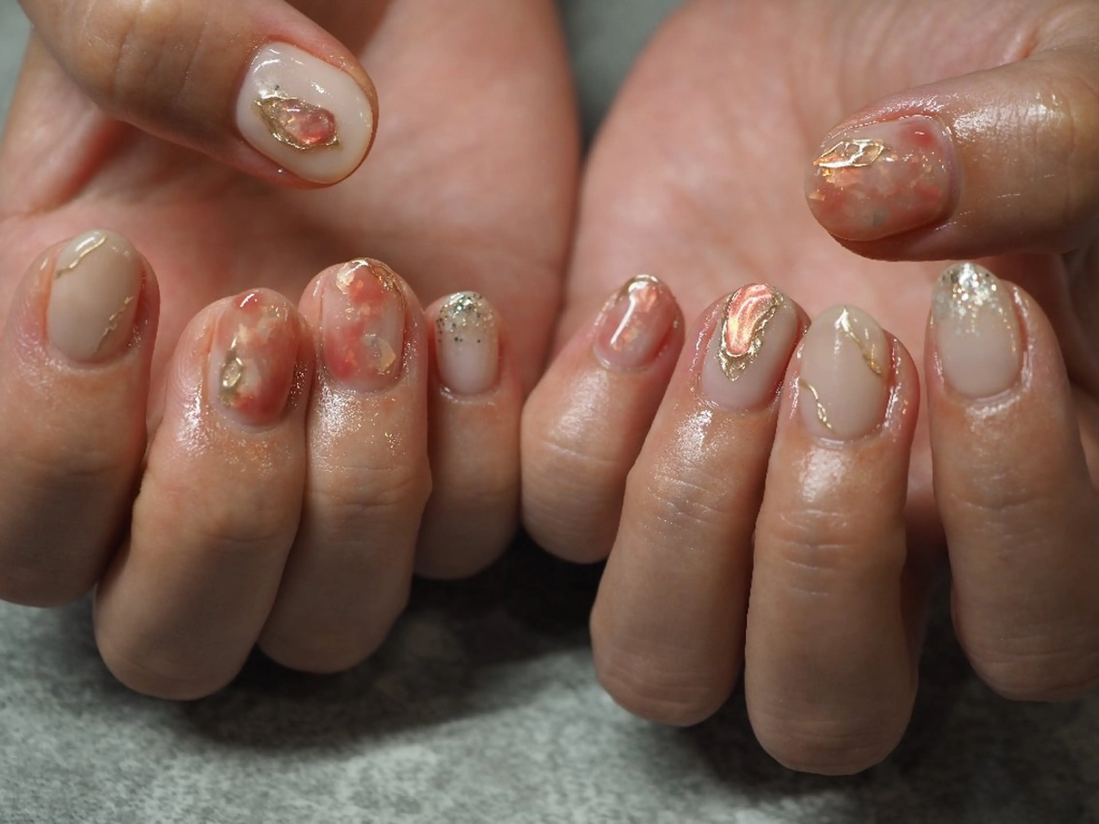 ネイル ハンドネイル glaNje 福光のネイルデザイン