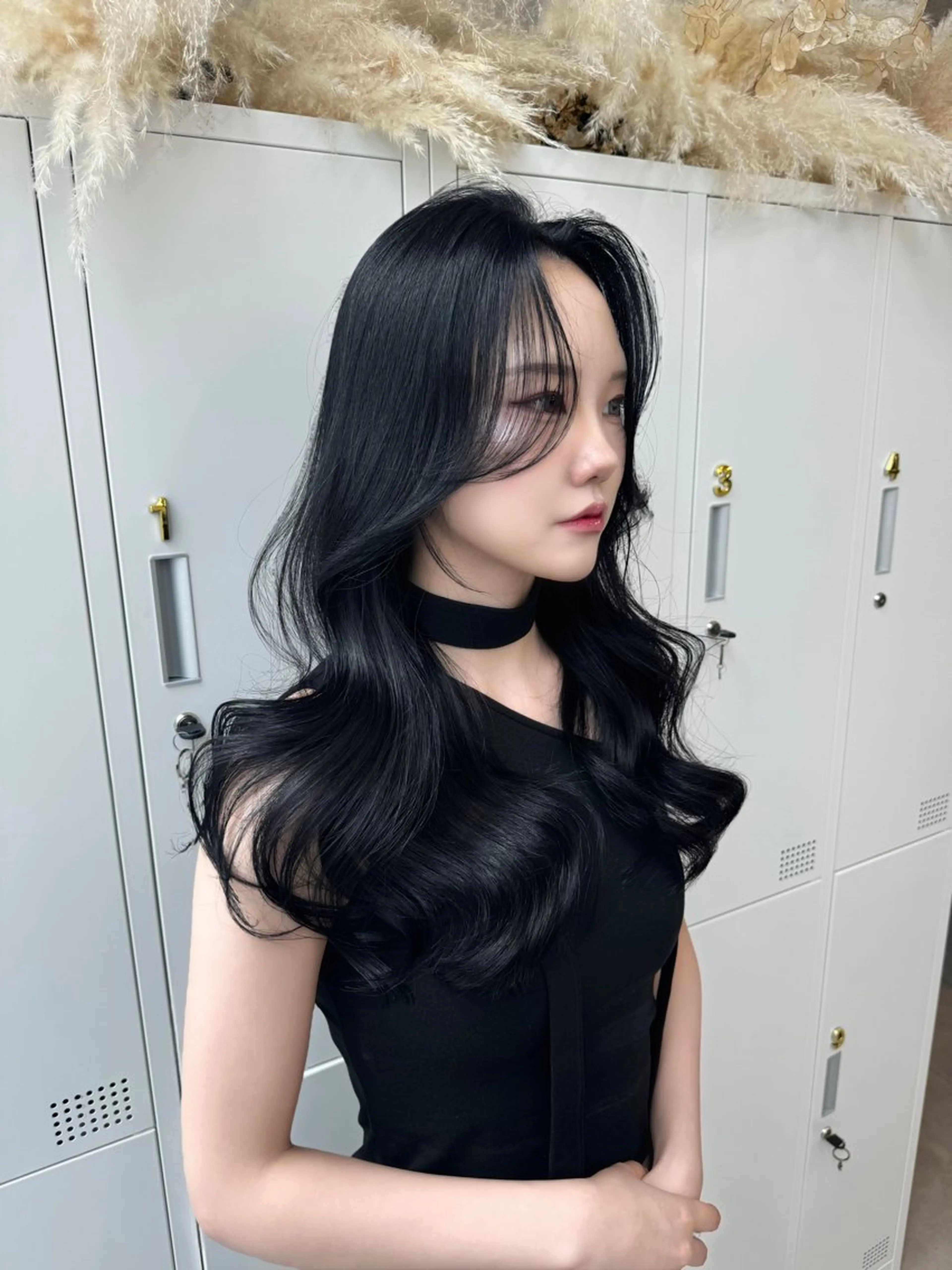 ロング カット トリートメント 𝘚𝘦𝘫𝘶𝘯 レイヤー/水光カラーのヘアスタイル