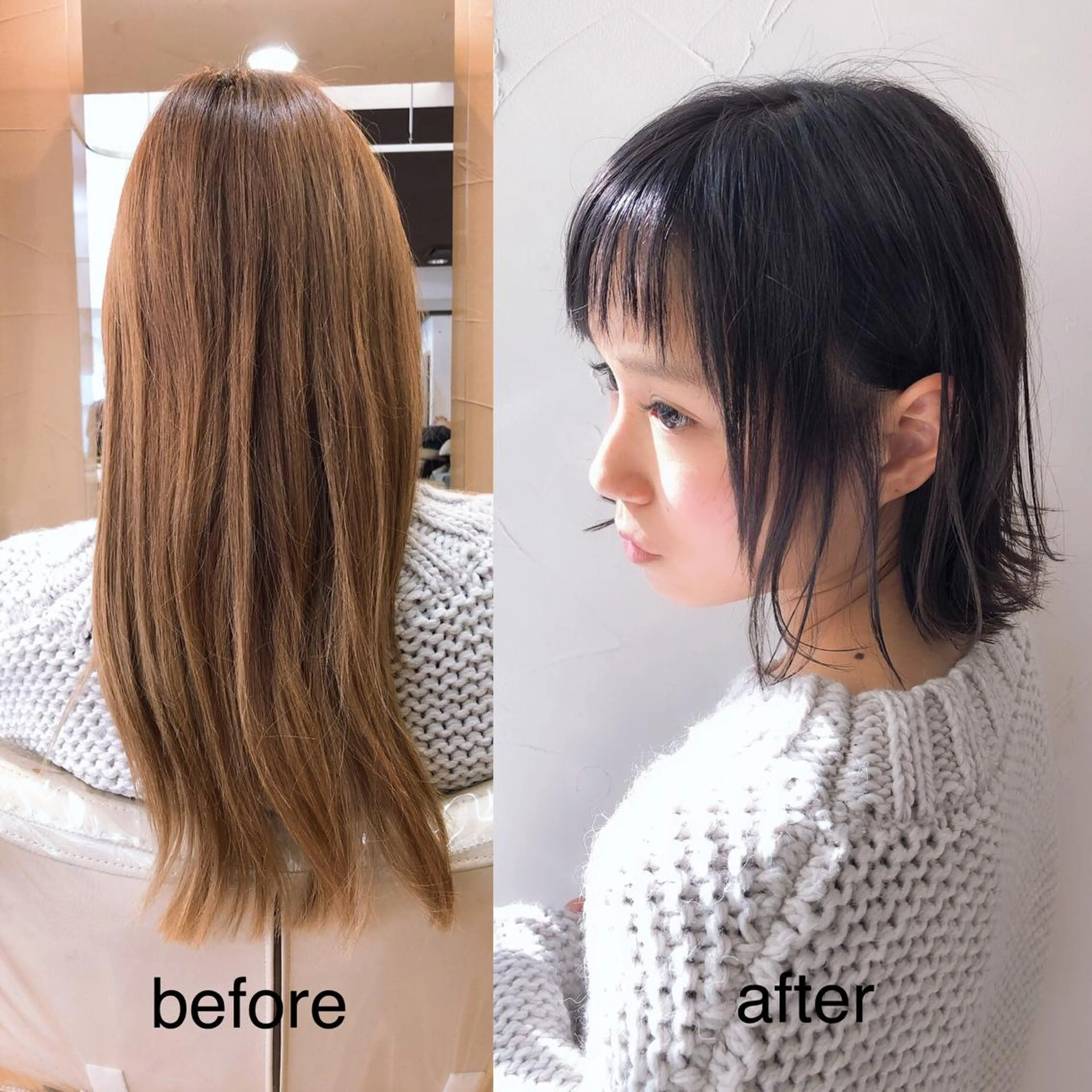 ショート 切りっぱなしボブ ボブ 四ッ家 裕【店長】のヘアスタイル