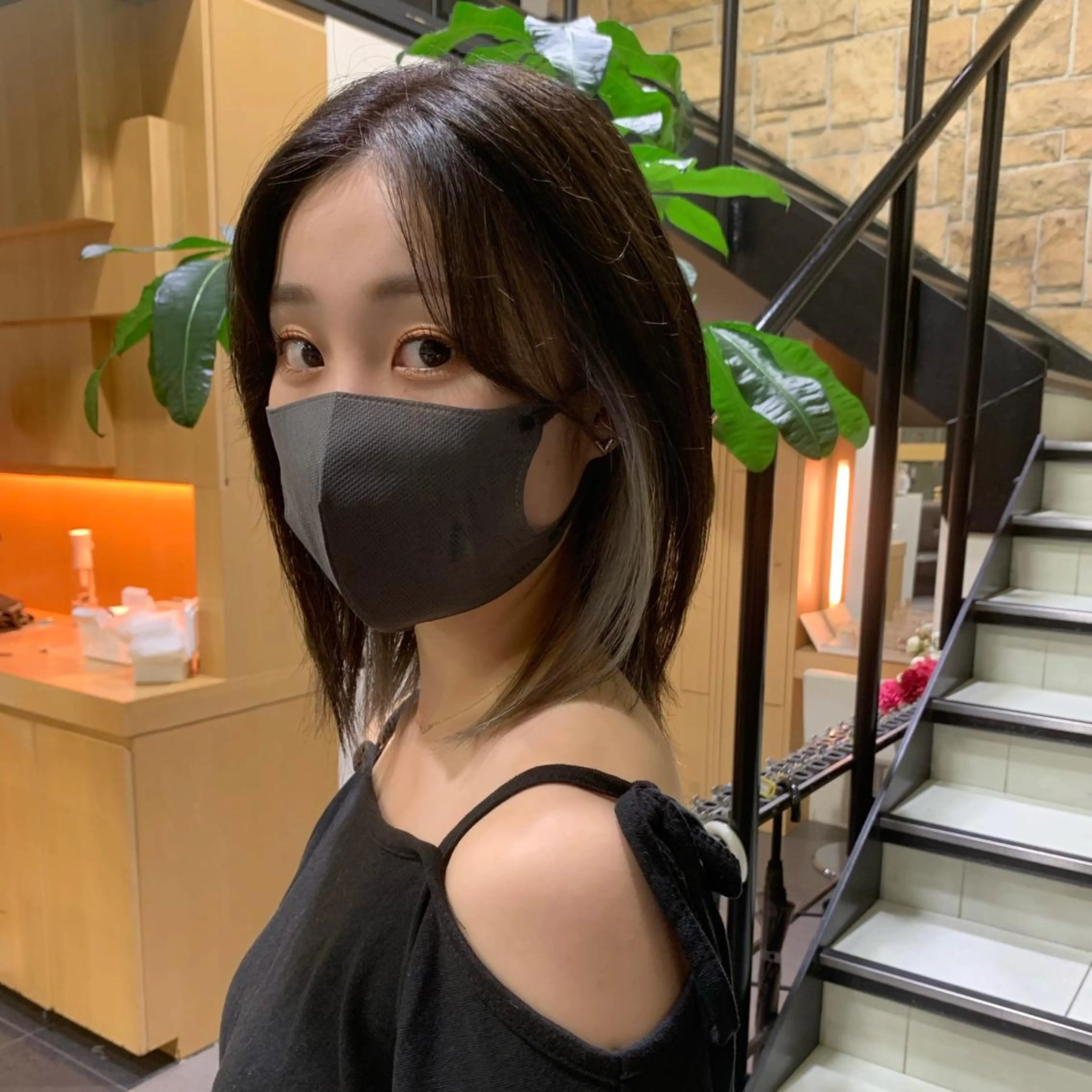 ミディアム カラー 韓国🩶Y2Kネイル 💫くれはのネイルデザイン