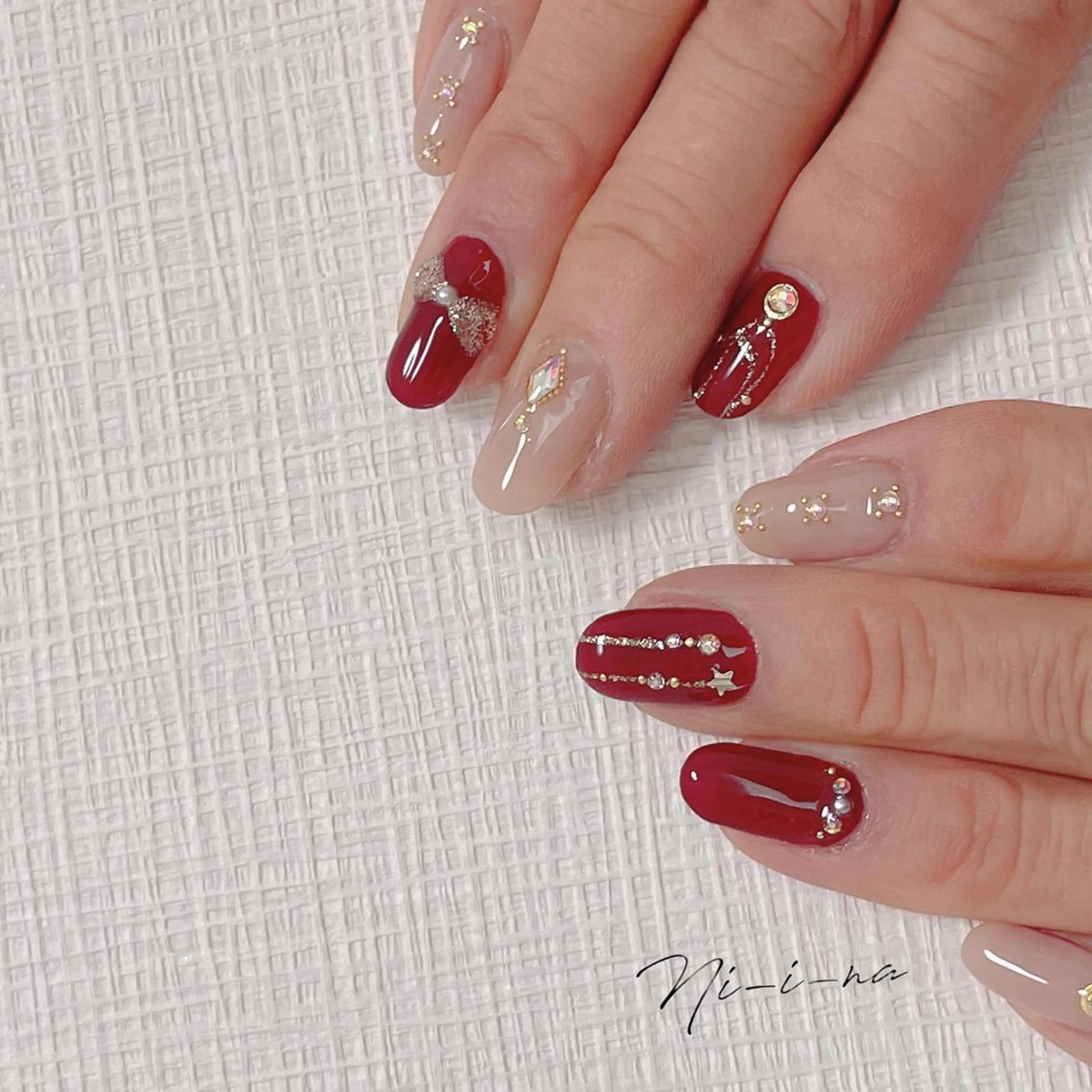 ネイル ハンドネイル nail salon Ni-i-naのネイルデザイン