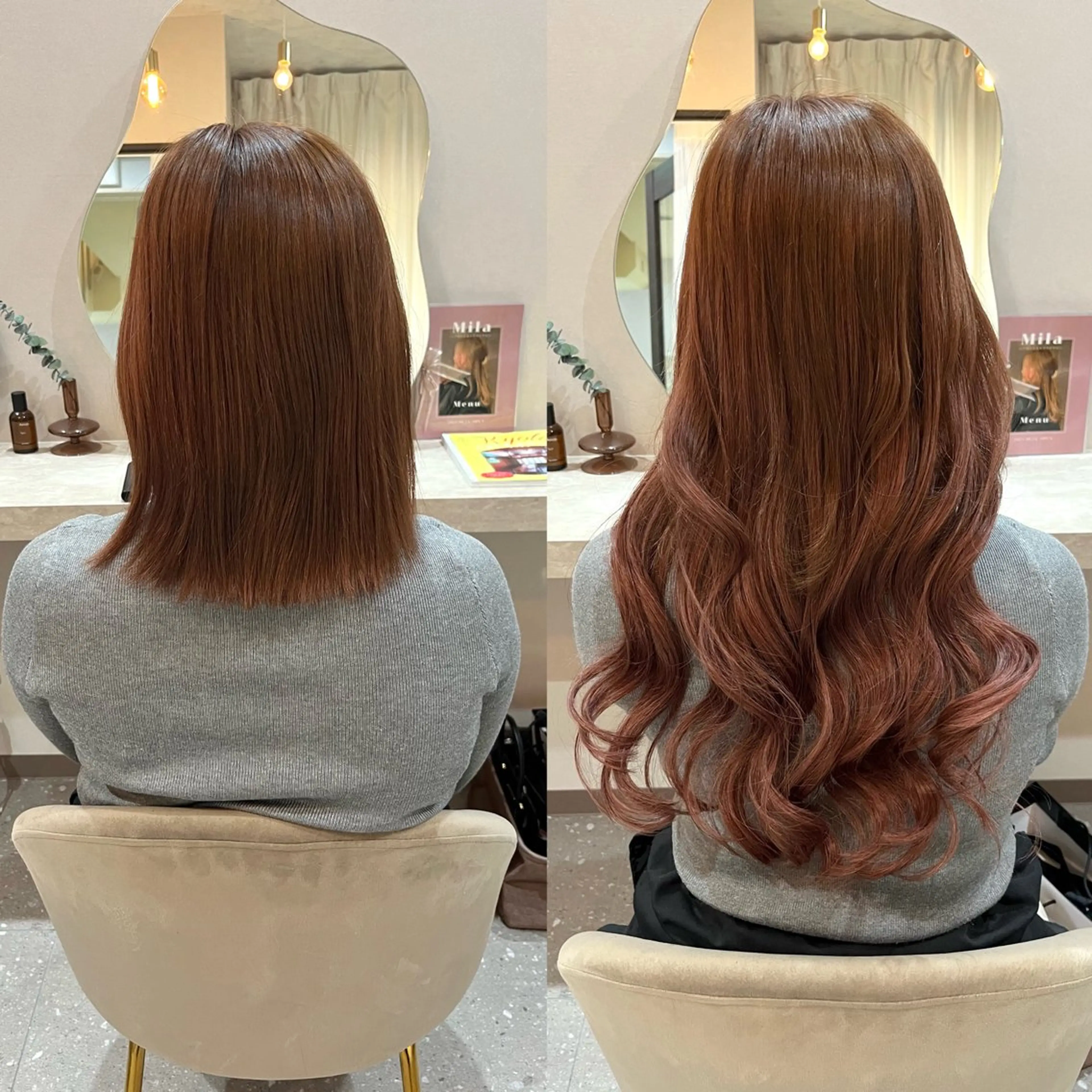 ロング ヘアアレンジ シールエクステ エクステ エクステ Mila Akariのヘアスタイル