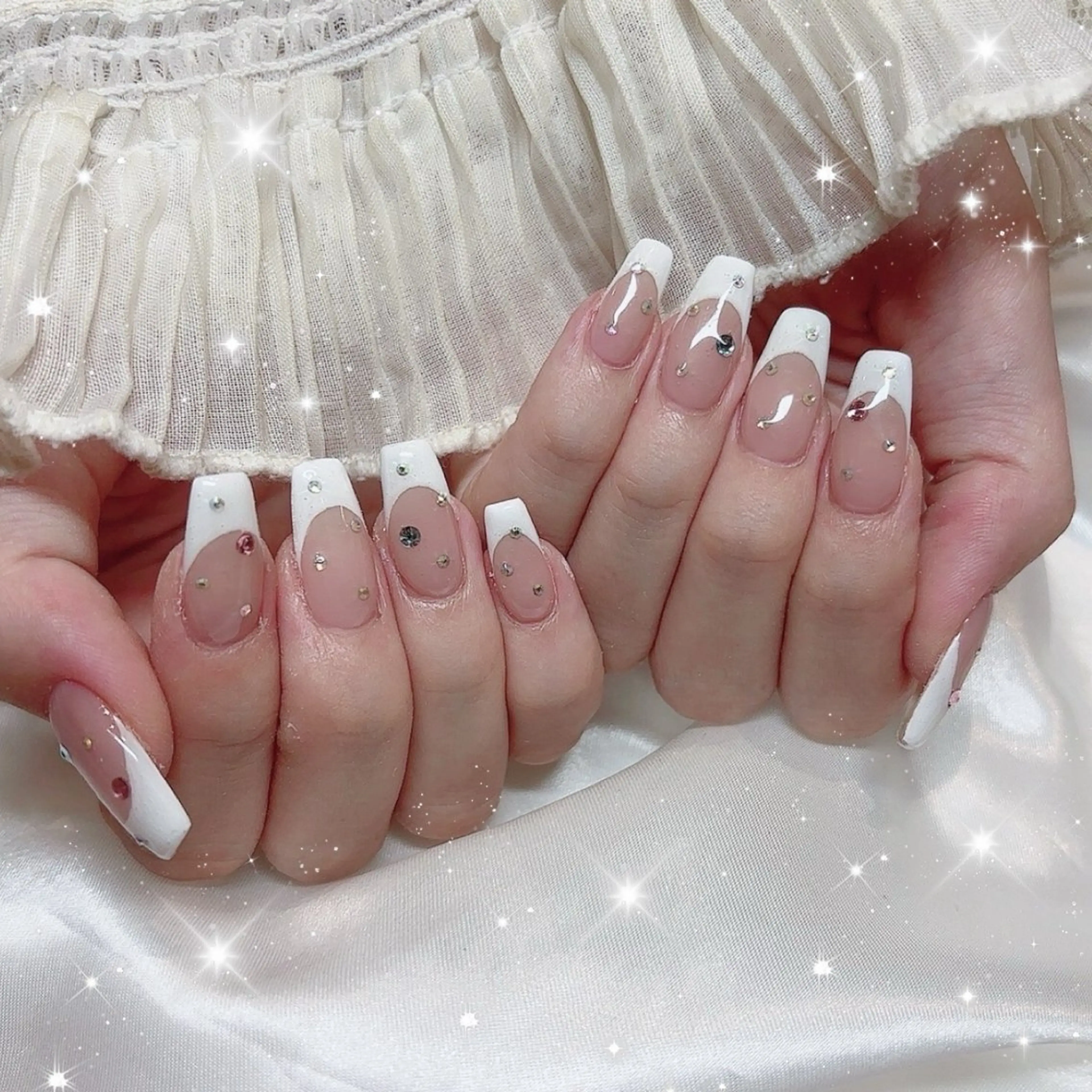 セミロング 韓国風ヘア ハンドネイル nail salon  sissy所属・sissy yukaのネイルデザイン