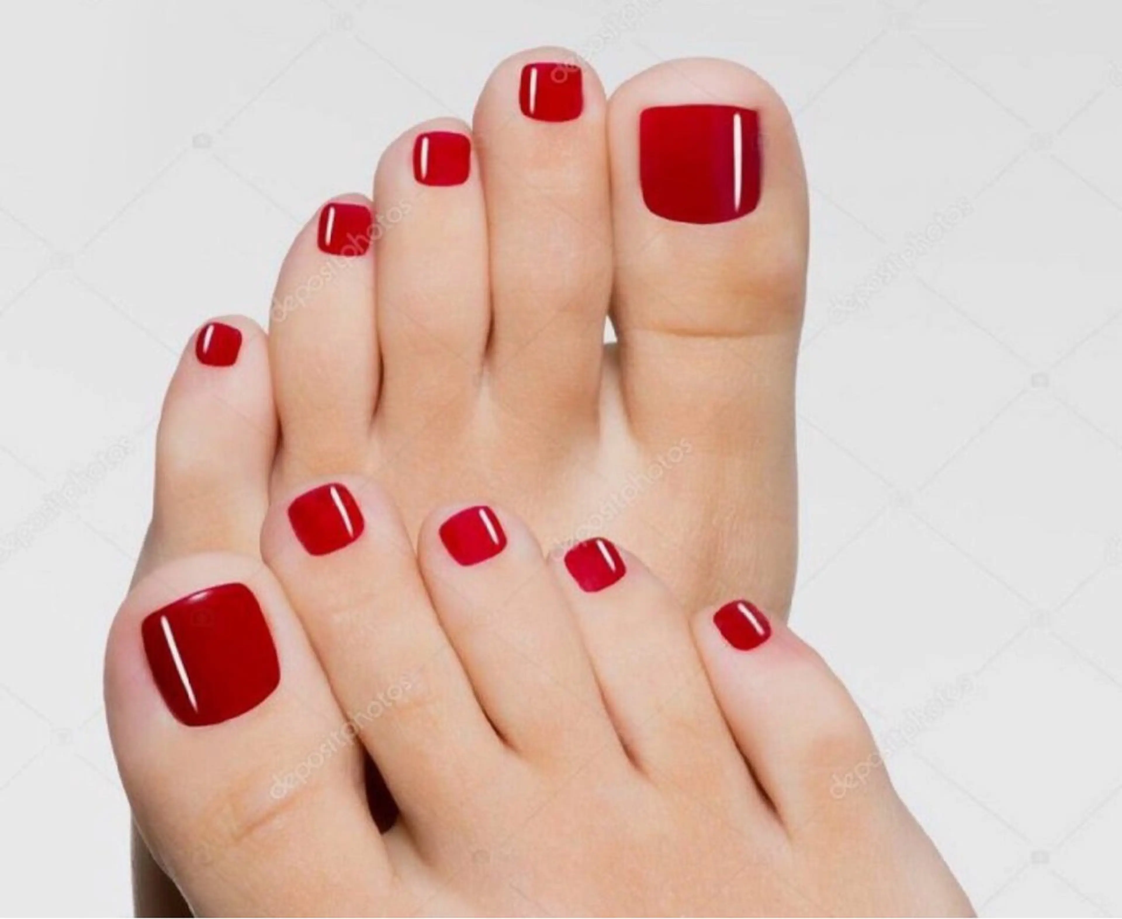 ◆foot◆オフ無し💜丁寧なケア付き【ワンカラー】の写真