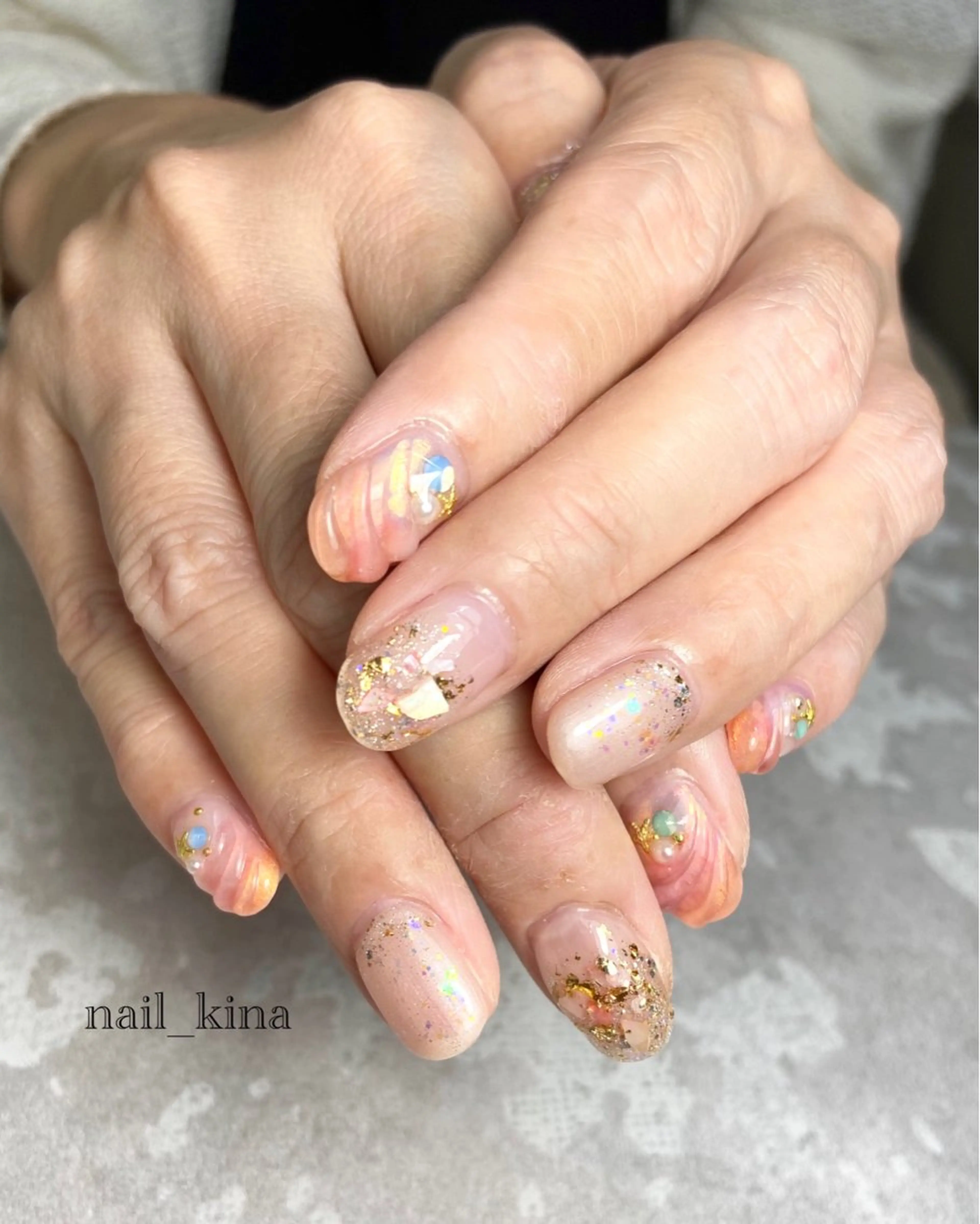 ネイル ハンドネイル nail_ kinaのネイルデザイン