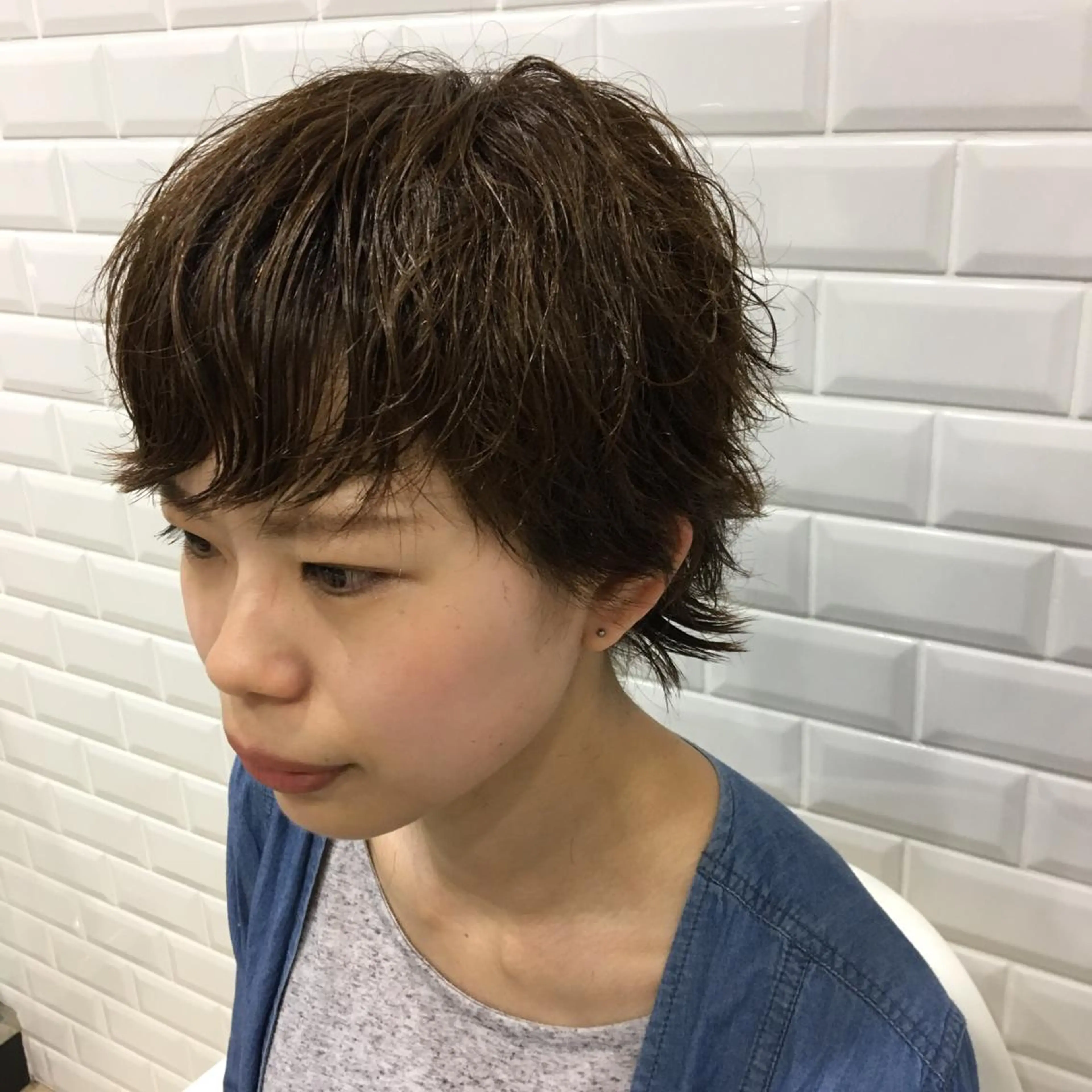 ショート ウルフカット APPiiS所属・丸茂 聖名のヘアスタイル