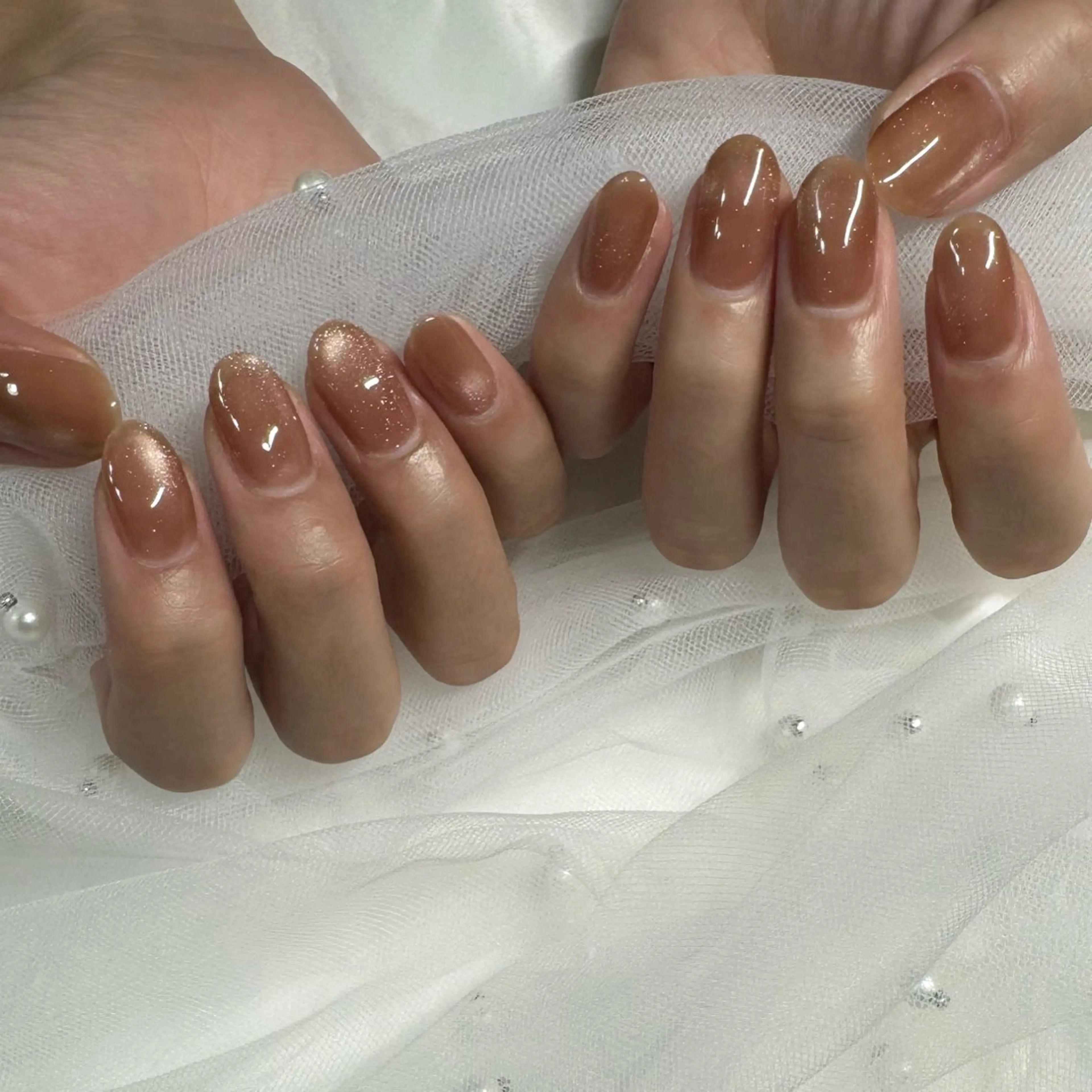 ネイル ジェルネイル シンプルネイル 東 千夏のネイルデザイン