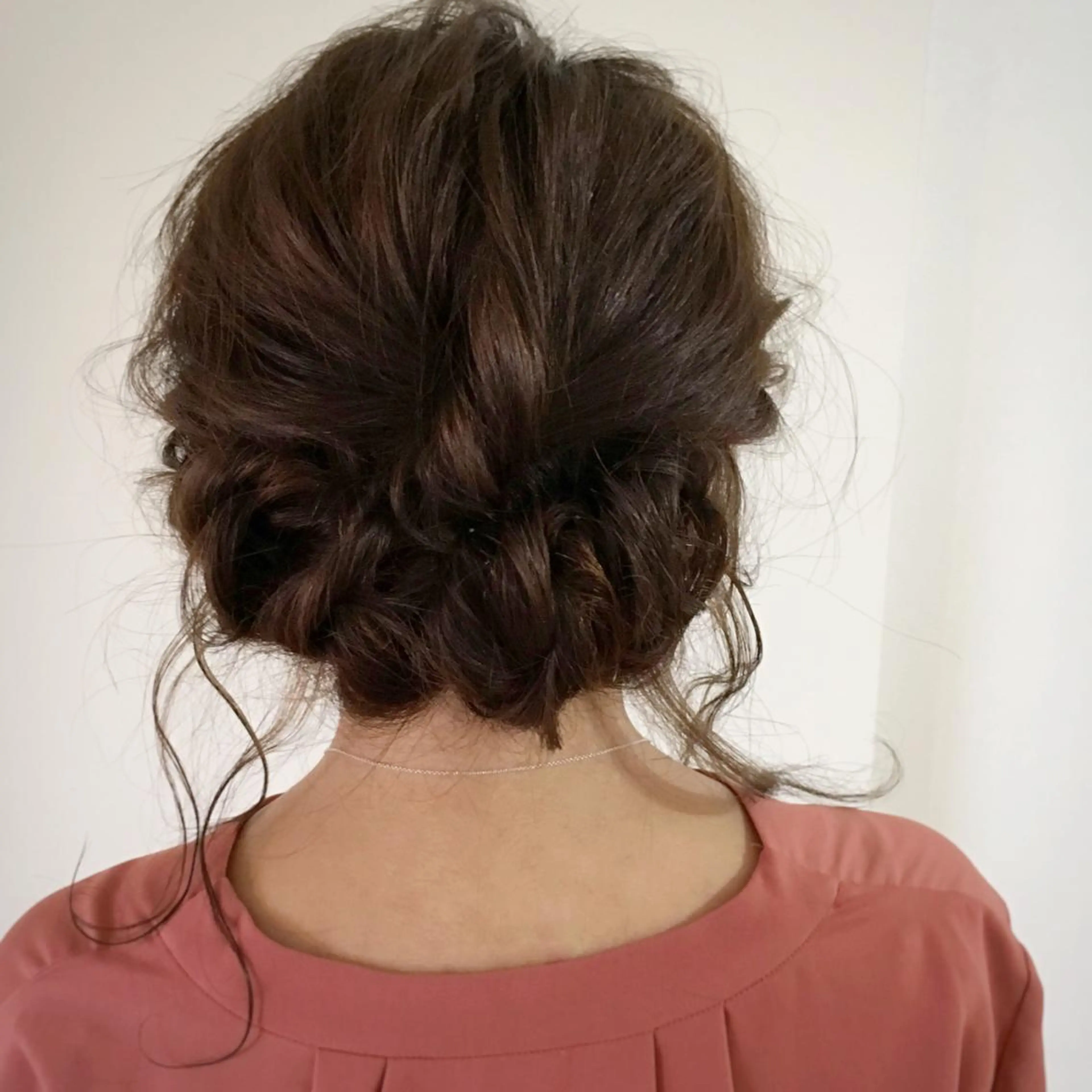 セミロング カラー ヘアアレンジ 結婚式・ブライダル 上川 美幸のヘアスタイル