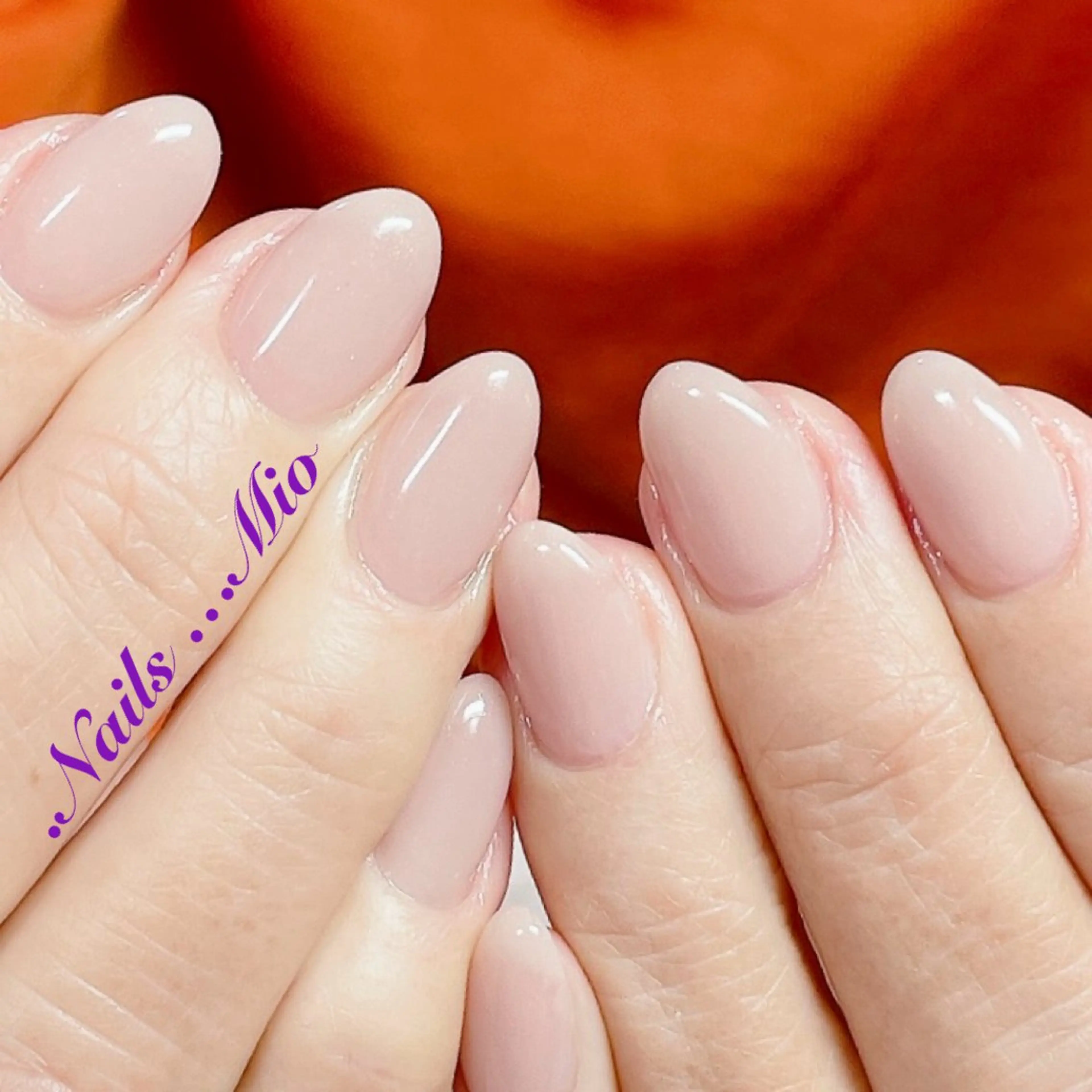 ネイル ジェルネイル ワンカラーネイル .Nails Mio 赤羽西ネイルサロンのネイルデザイン