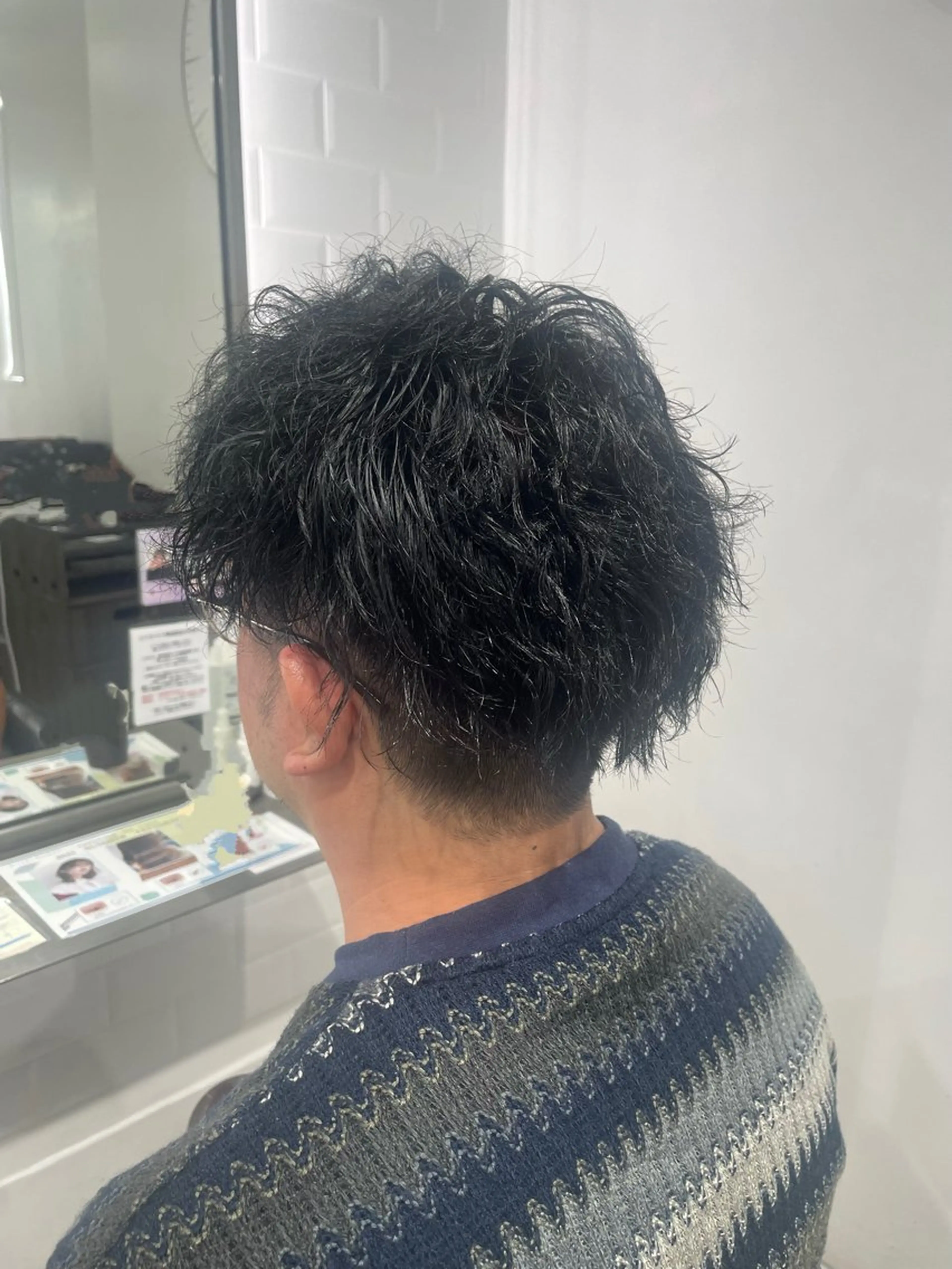 パーマ メンズ カット パーマ トリートメント 🫧丸みボブ/メンズ カット🫧Aoiのヘアスタイル