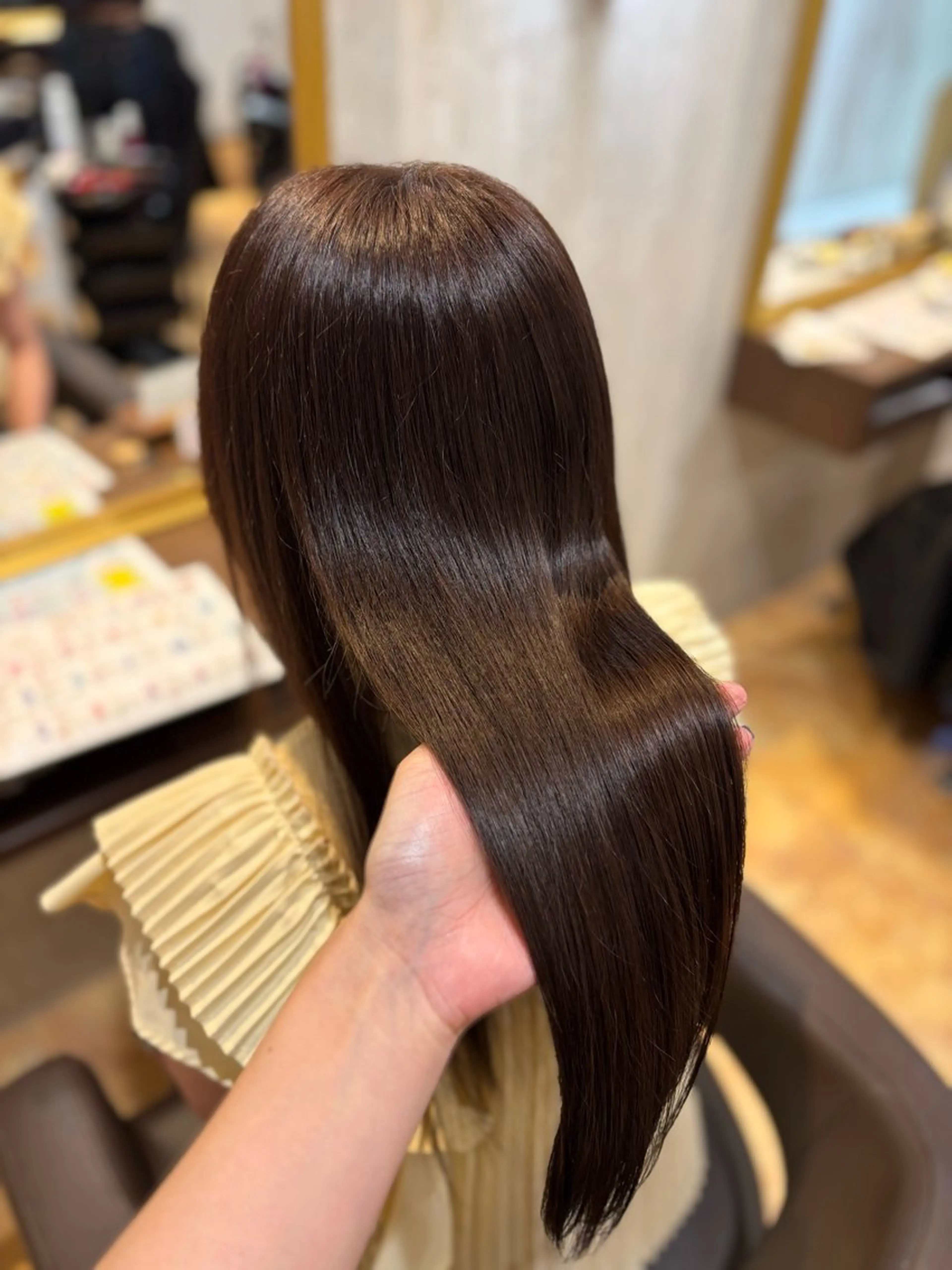 ロング カラー カット ヘアカラー トリートメント yui🥀/似合わせ /暖色カラー/ボブのヘアスタイル