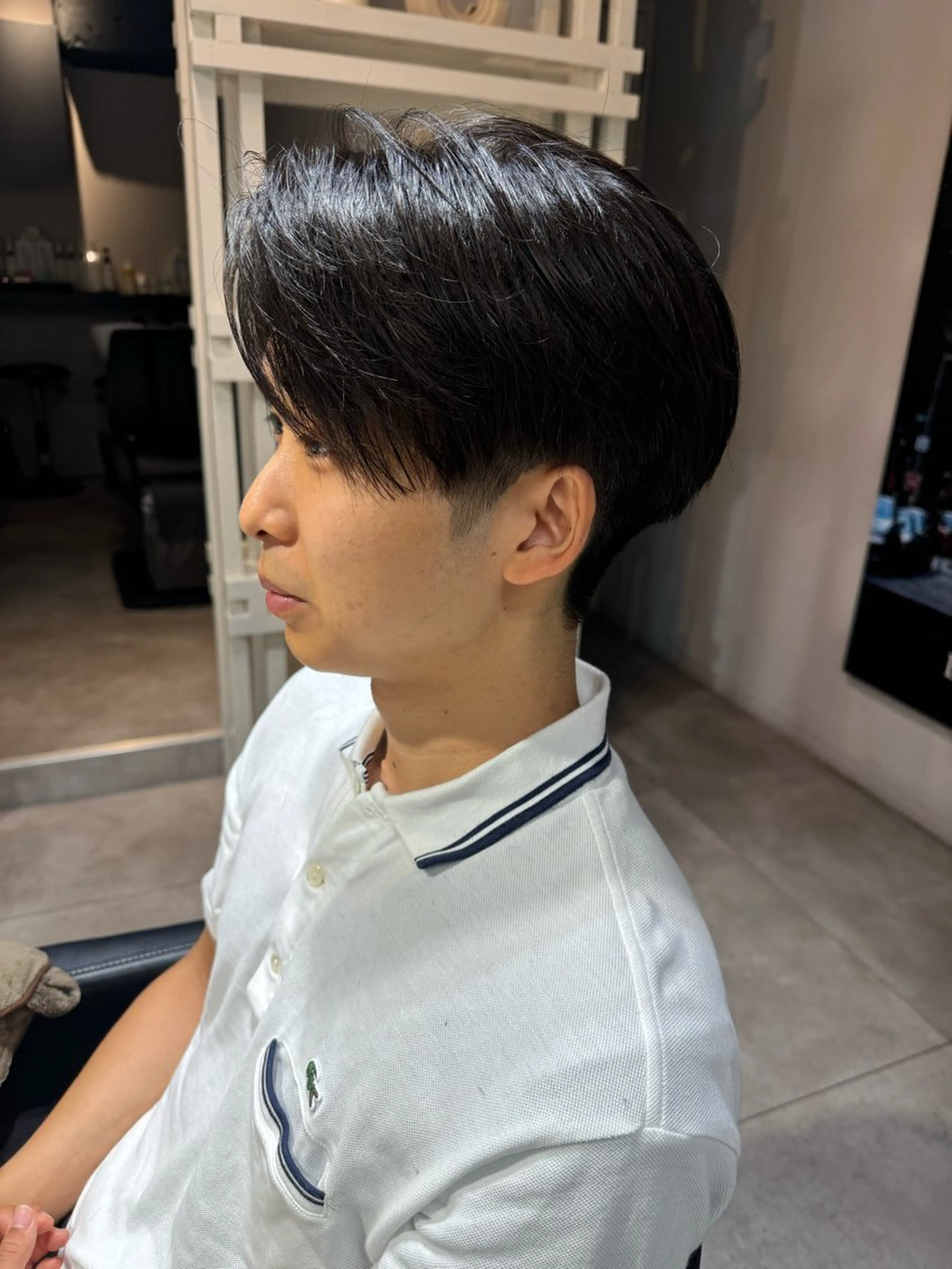 ミディアム メンズ センターパート カット Dxxxx III所属・オシャレ女性目線の 大人メンズ❁⃘*.ﾟのヘアスタイル