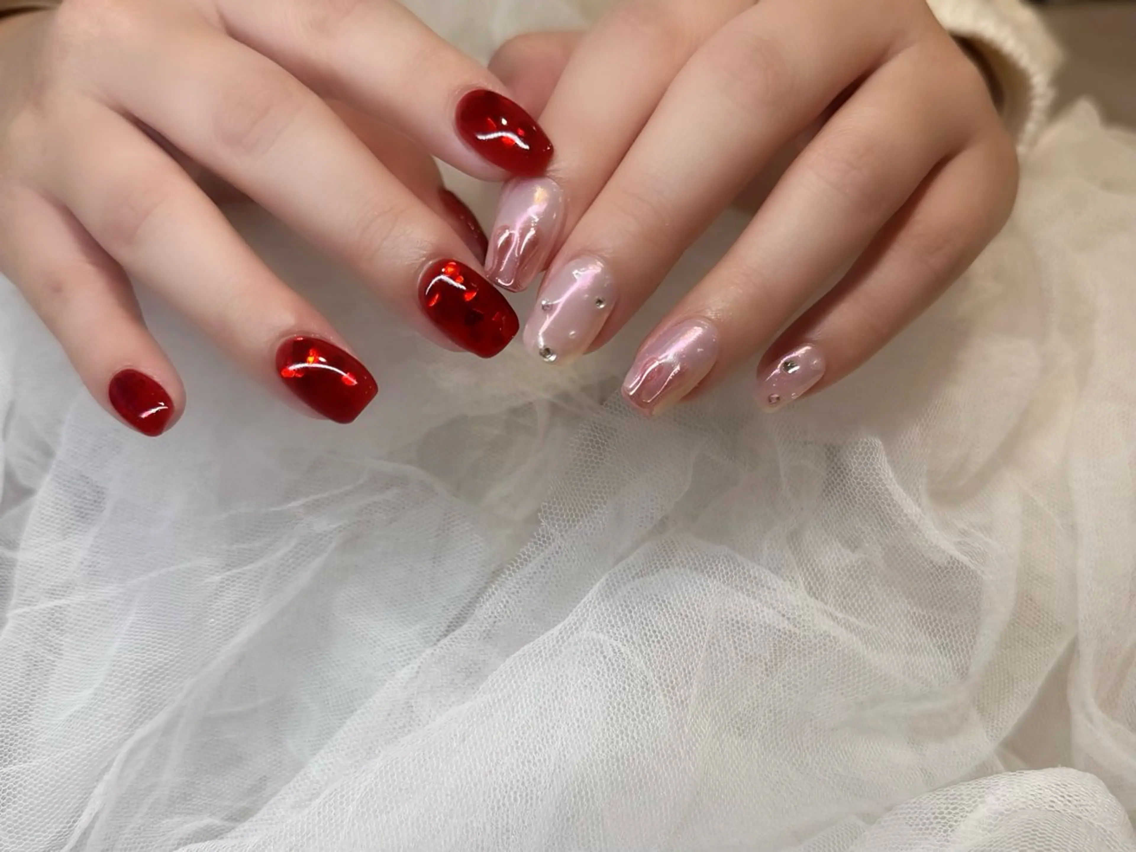 ネイル ハンドネイル 新井 ひなののネイルデザイン