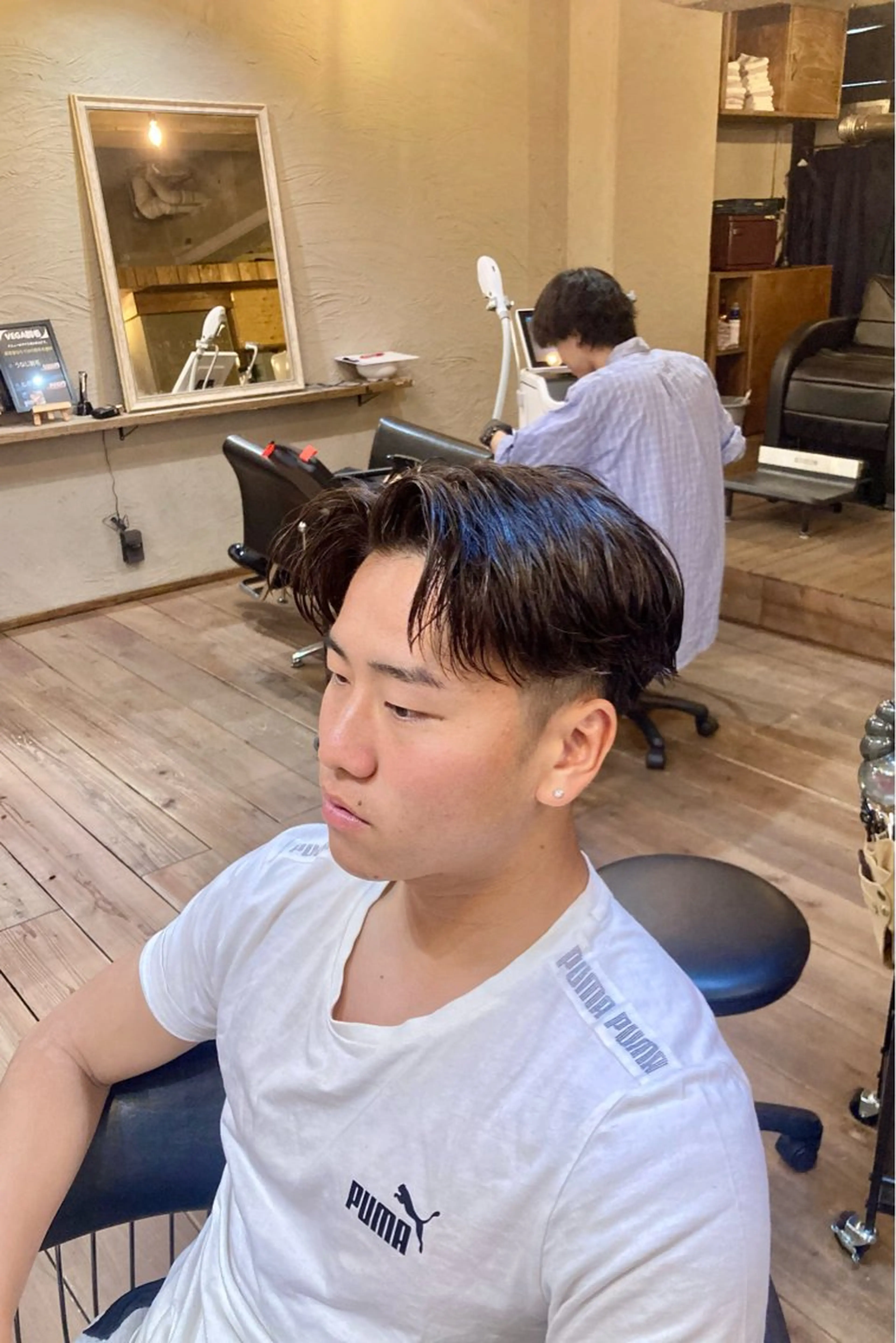 ショート カット パーマ 松原 亜琉のヘアスタイル