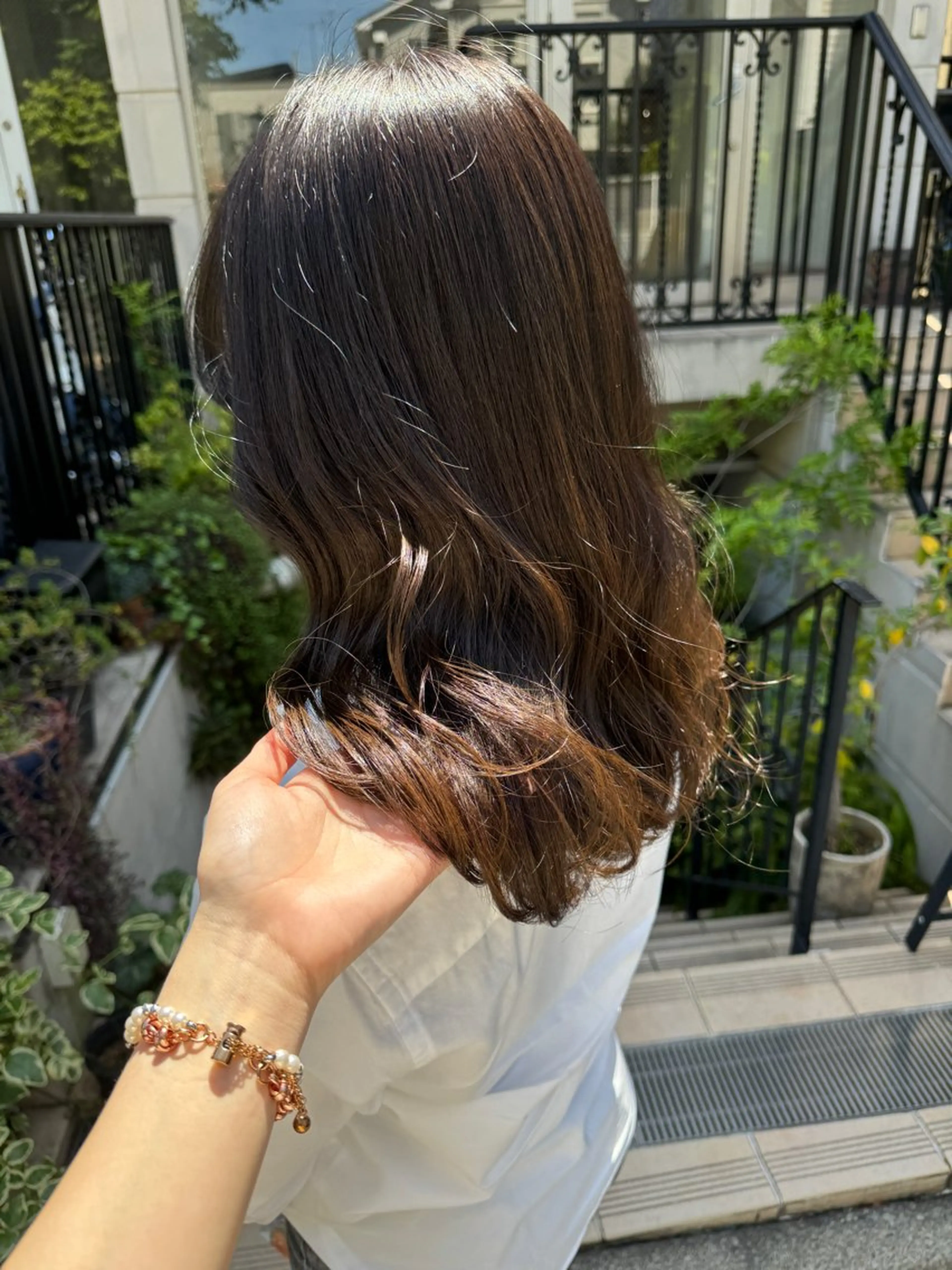 セミロング カラー 似合わせモテヘア Akari🦢🖤のヘアスタイル