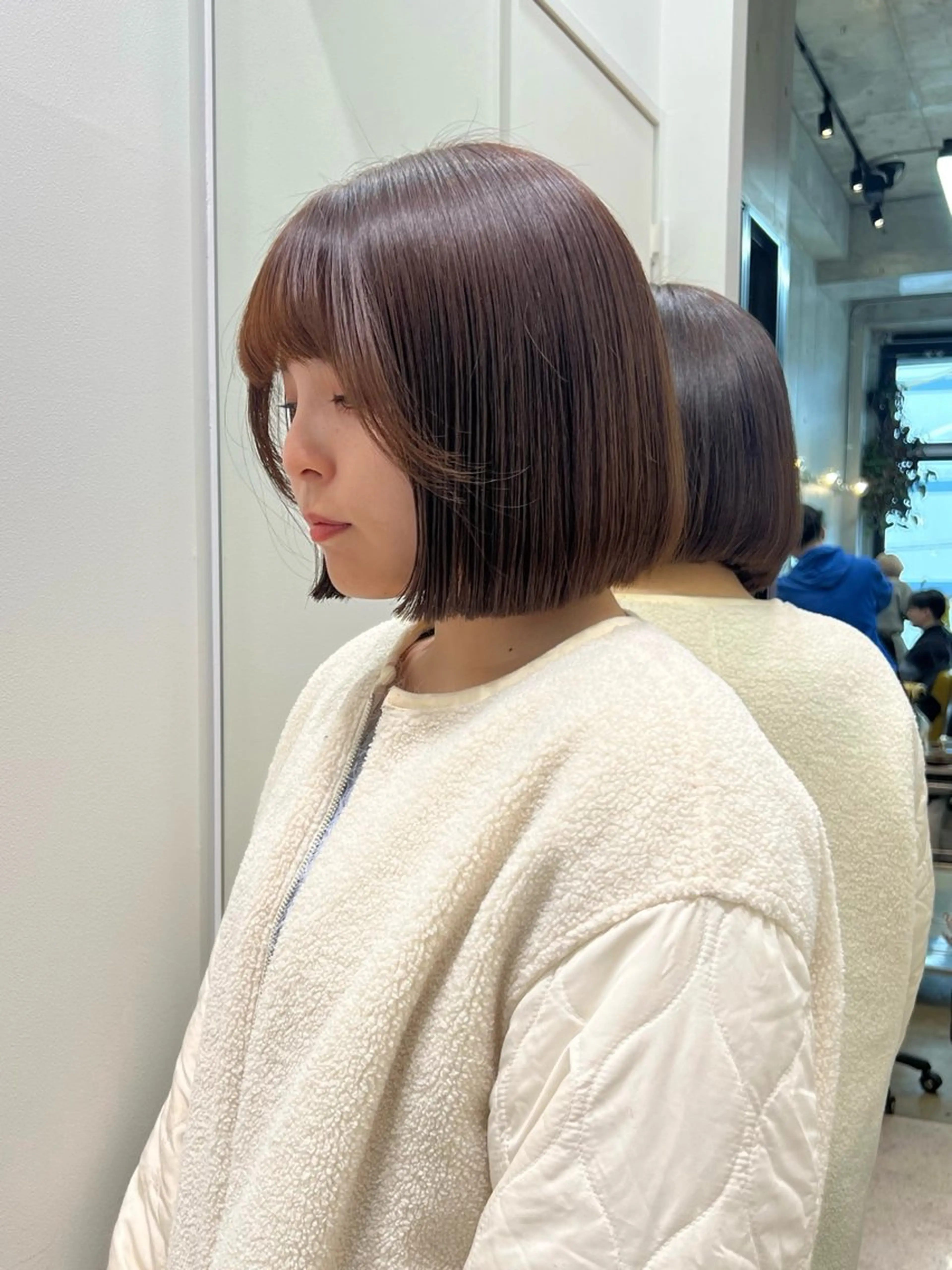 ミディアム カコ♡ ボブ ヘアアレンジのヘアスタイル