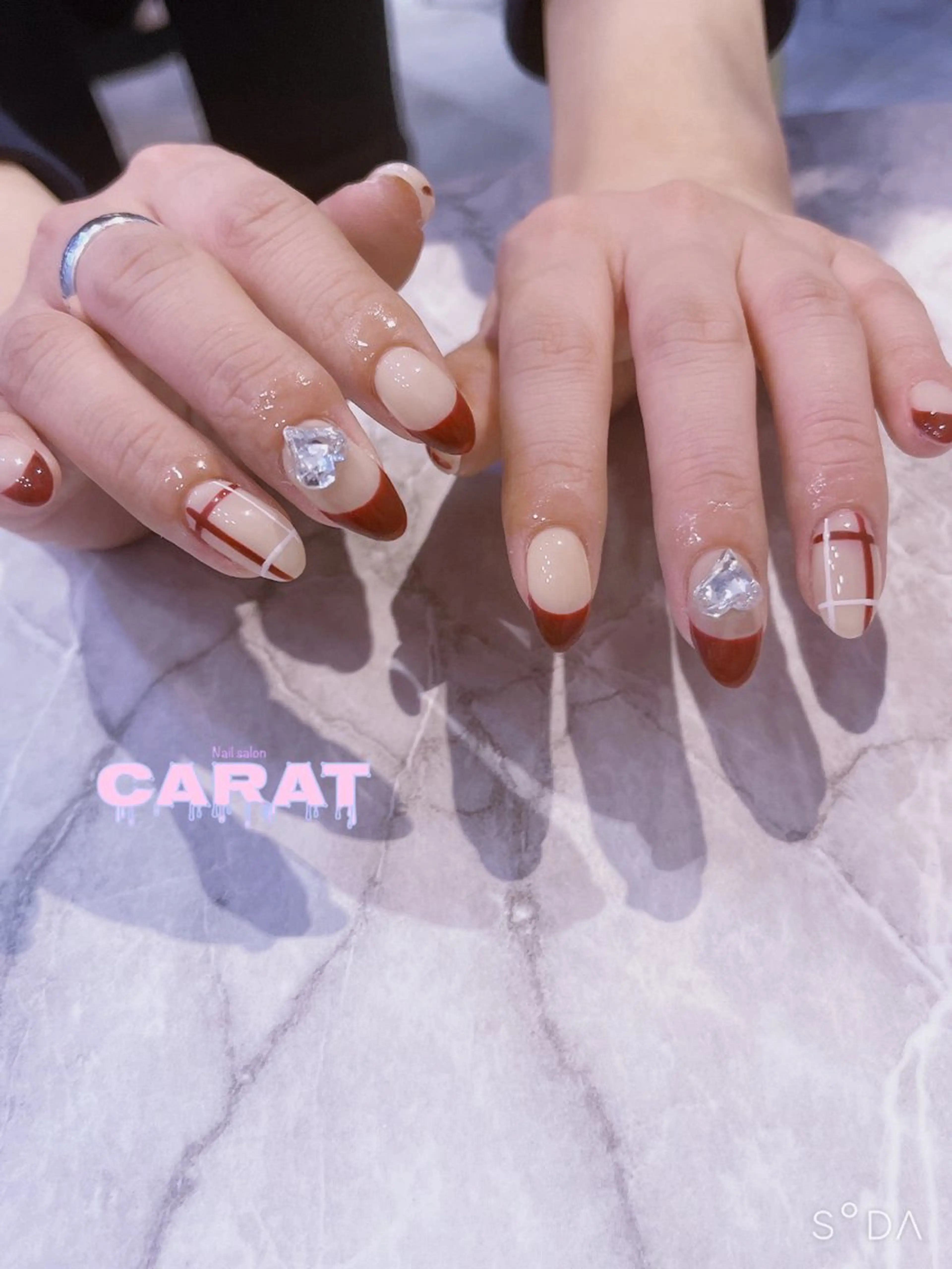 ネイル ハンドネイル CARAT/ Rinaのネイルデザイン
