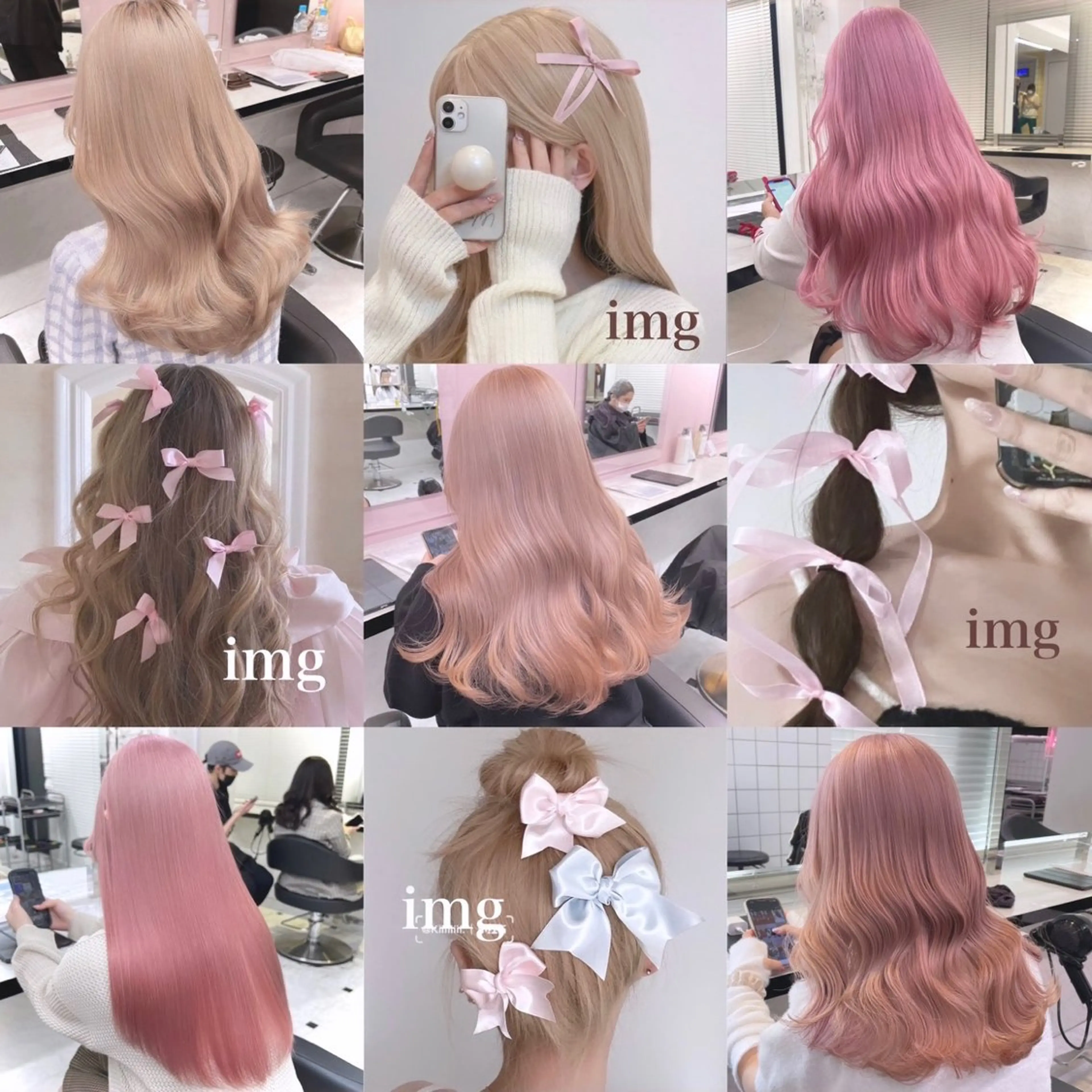 セミロング ヘアカラー Miwa🤍ダメージ レスカラー特化🦢のヘアスタイル