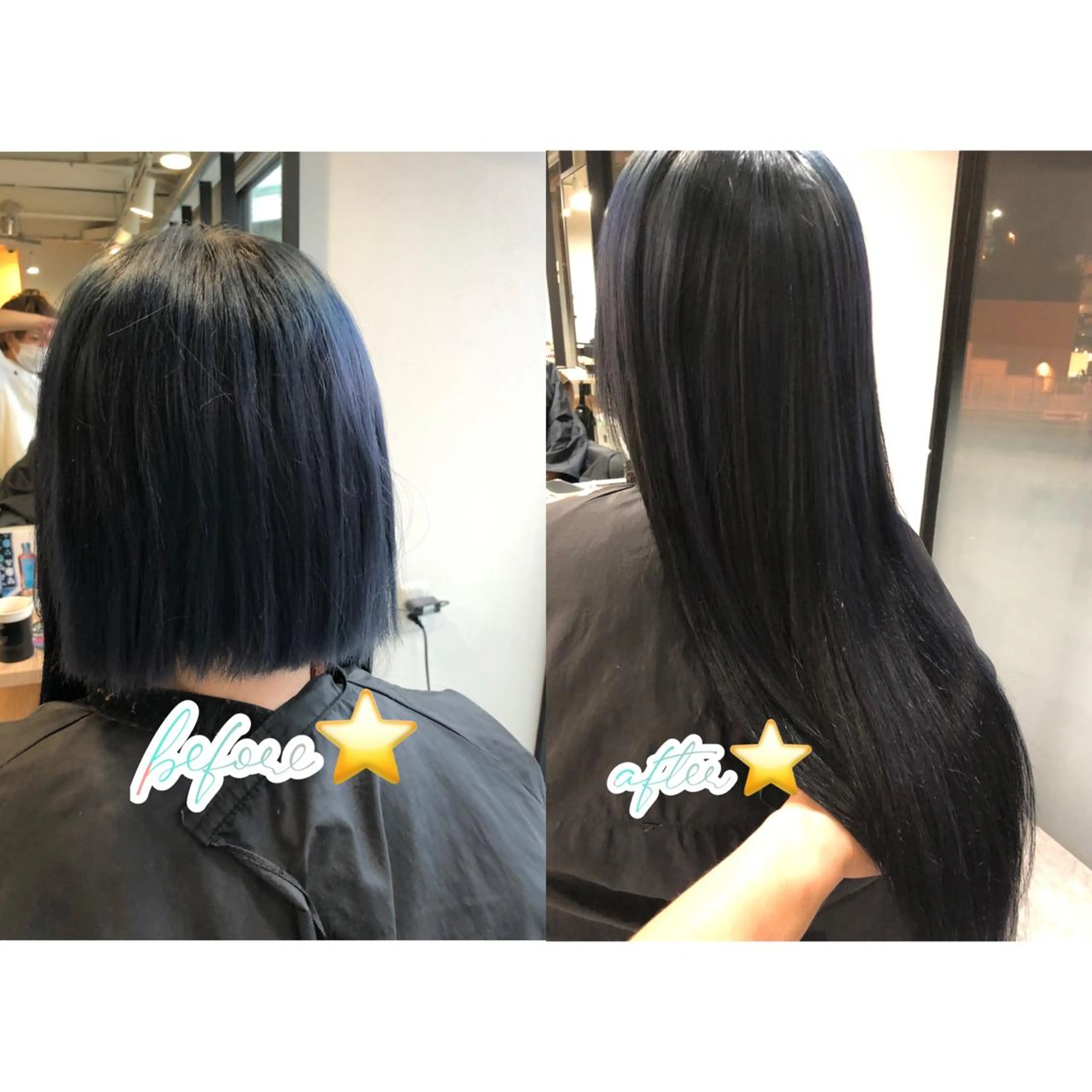 ロング ヘアアレンジ ボブ ロング alpha. カラーエクステ下妻のヘアスタイル