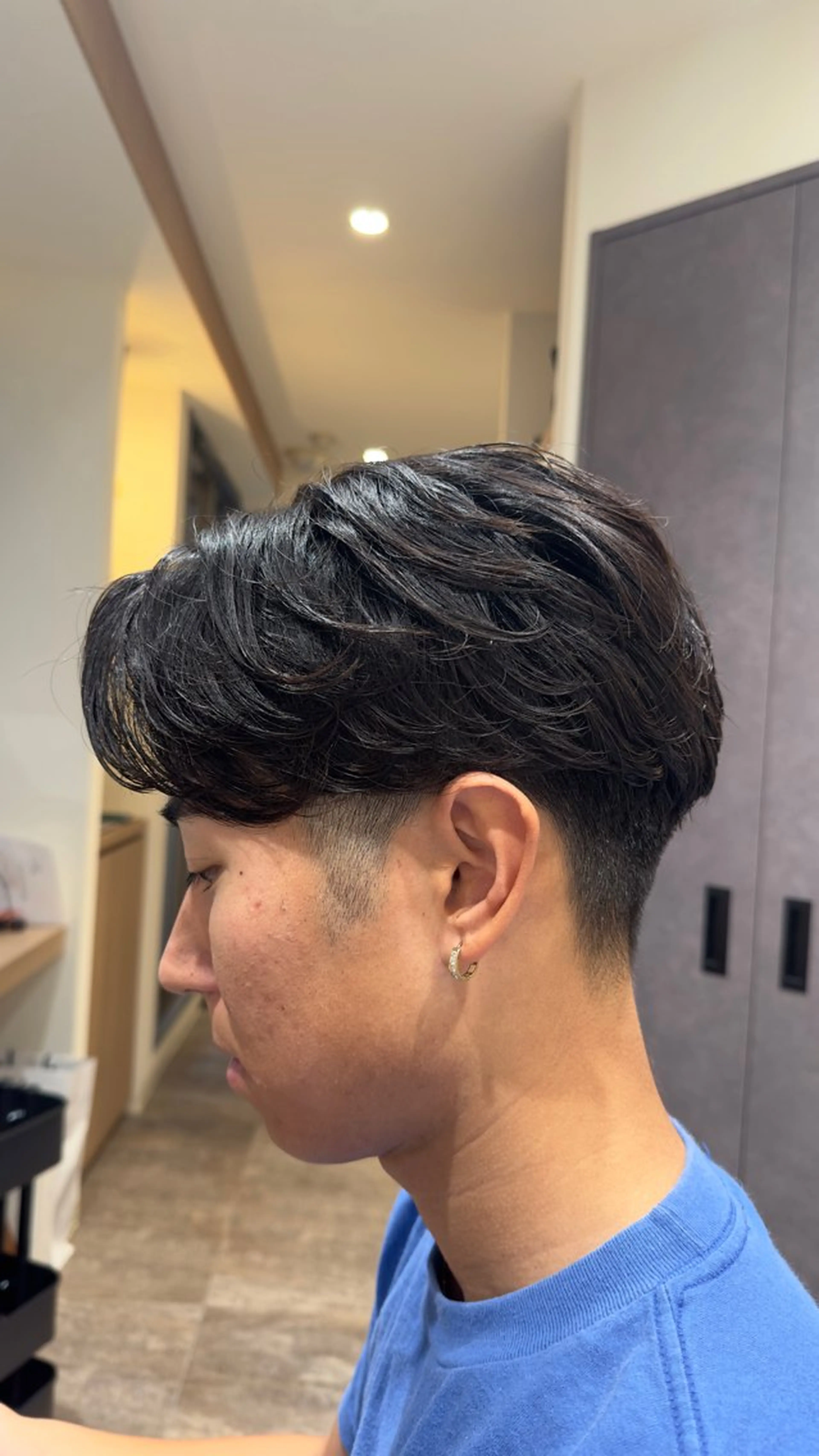 パーマ メンズ カット パーマ 【メンズパーマ】比嘉 啓人のヘアスタイル