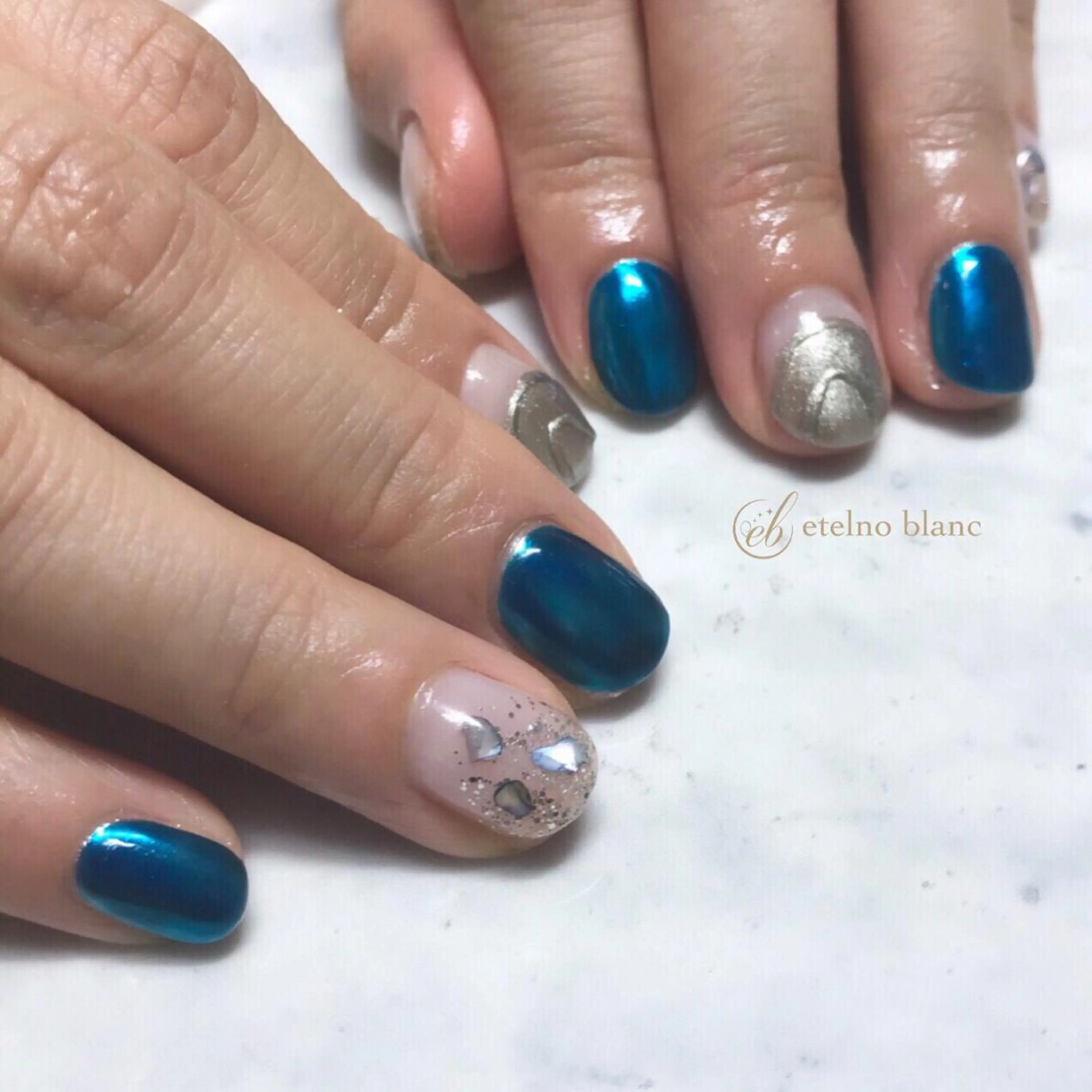 ネイル etelno blanc中目黒のネイルデザイン